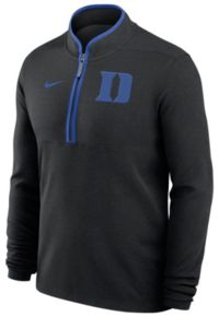 Nike Men's Duke Blue Devils Black Basketball Victory Half-Zip