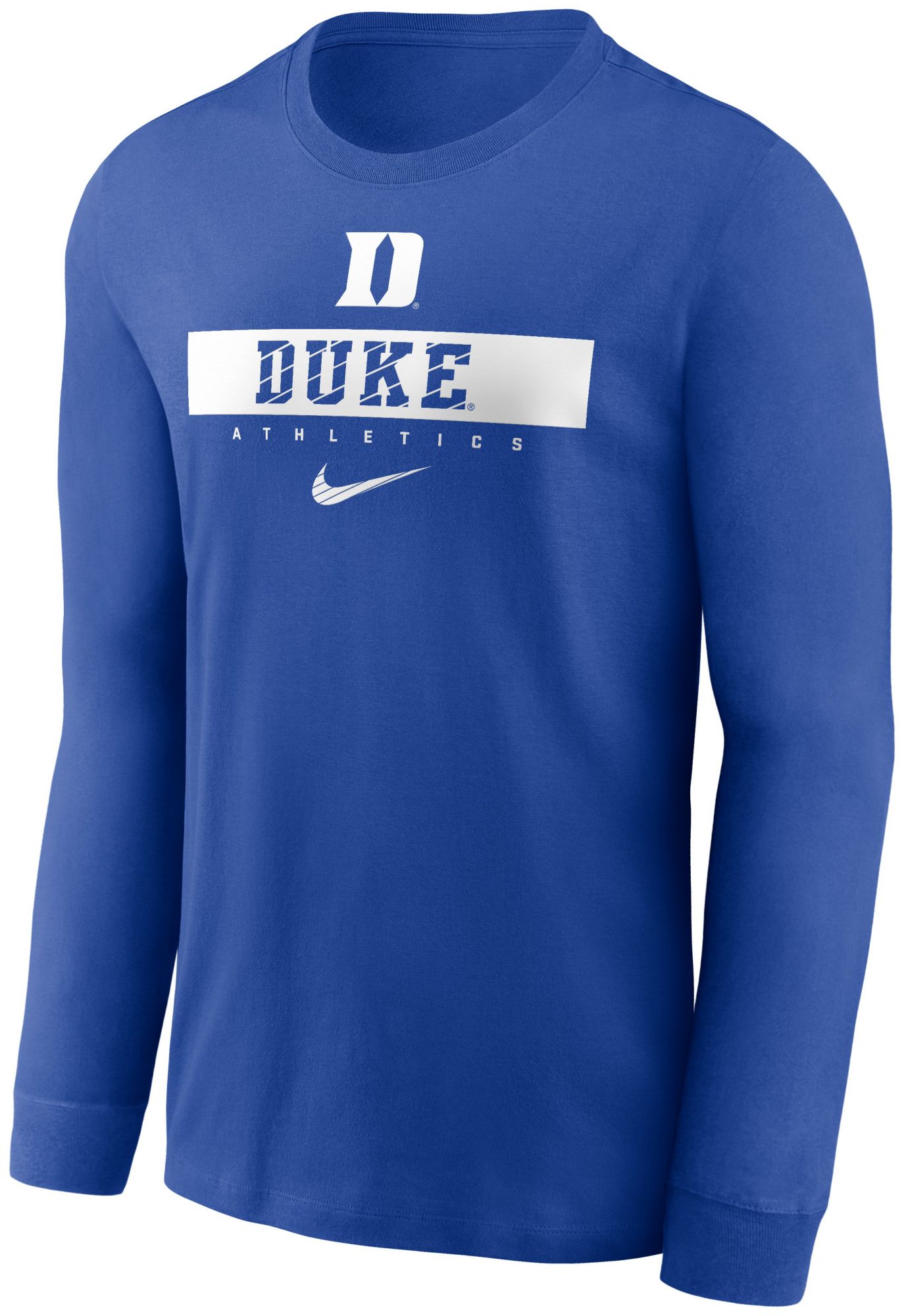 Nike Men's Duke Blue Devils Duke Blue Dri-FIT Athletic Logo Long Sleeve T-Shirt product image