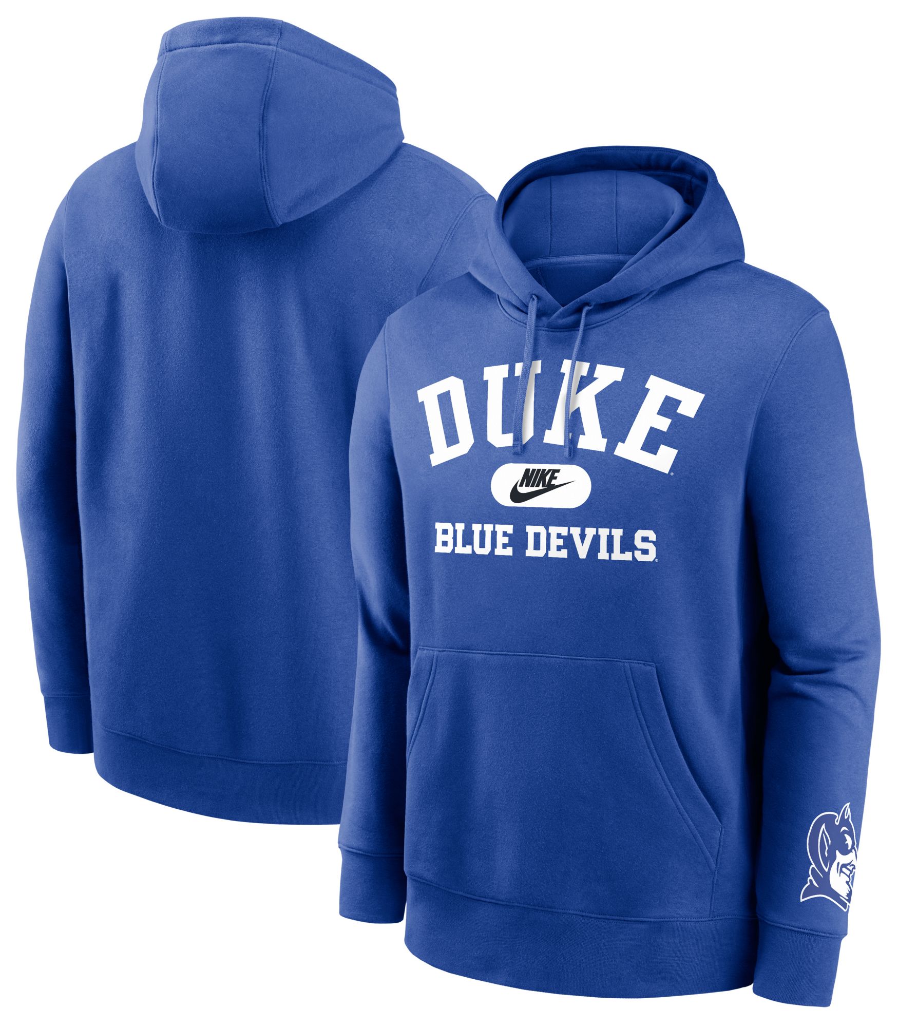 Nike Men's Duke Blue Devils Duke Blue Retro Double-Hit Fleece Hoodie product image