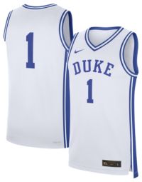 Nike Men's Duke Blue Devils White Replica Basketball Jersey