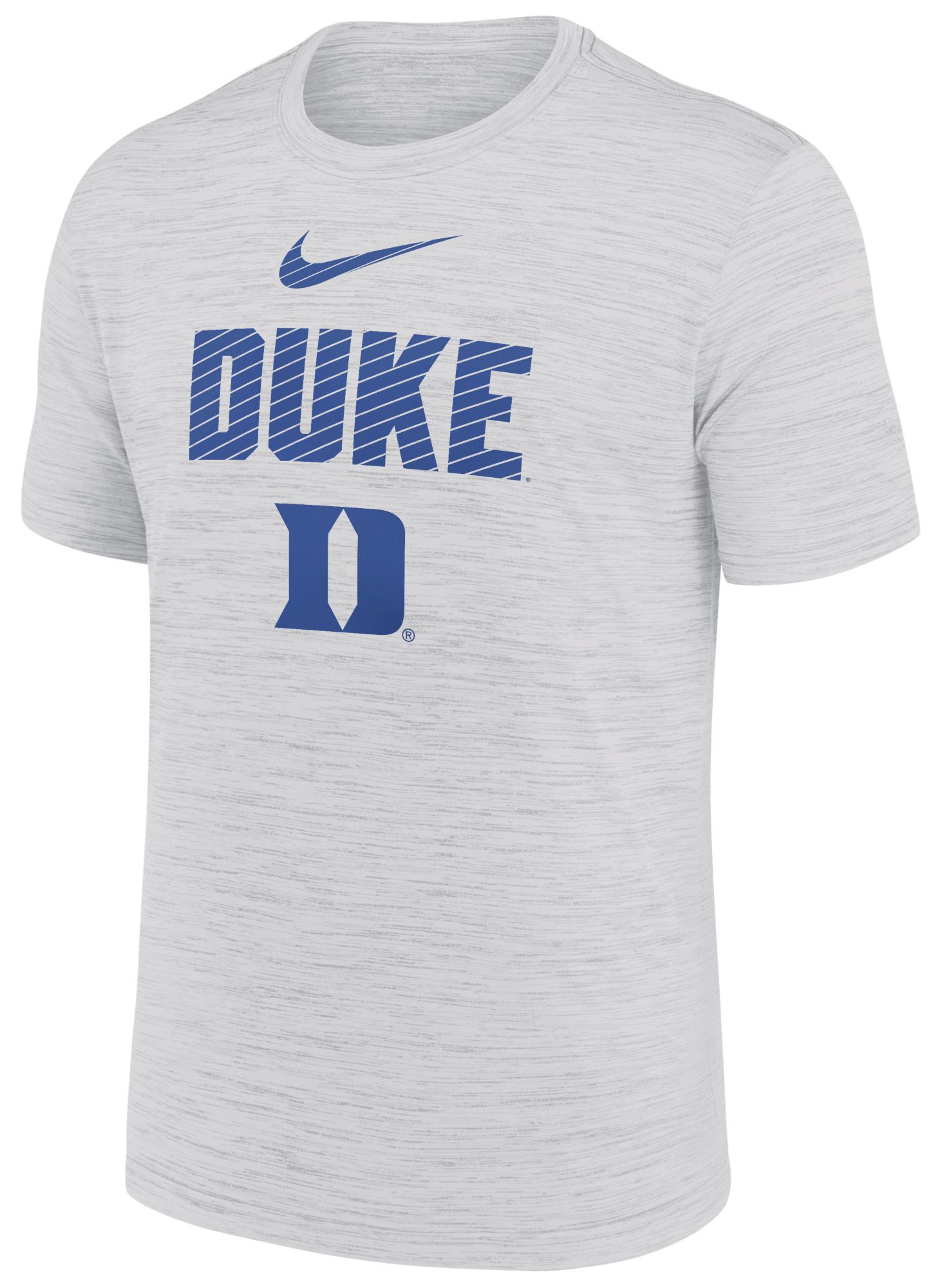 Nike Men's Duke Blue Devils White Dri-FIT Velocity T-Shirt product image