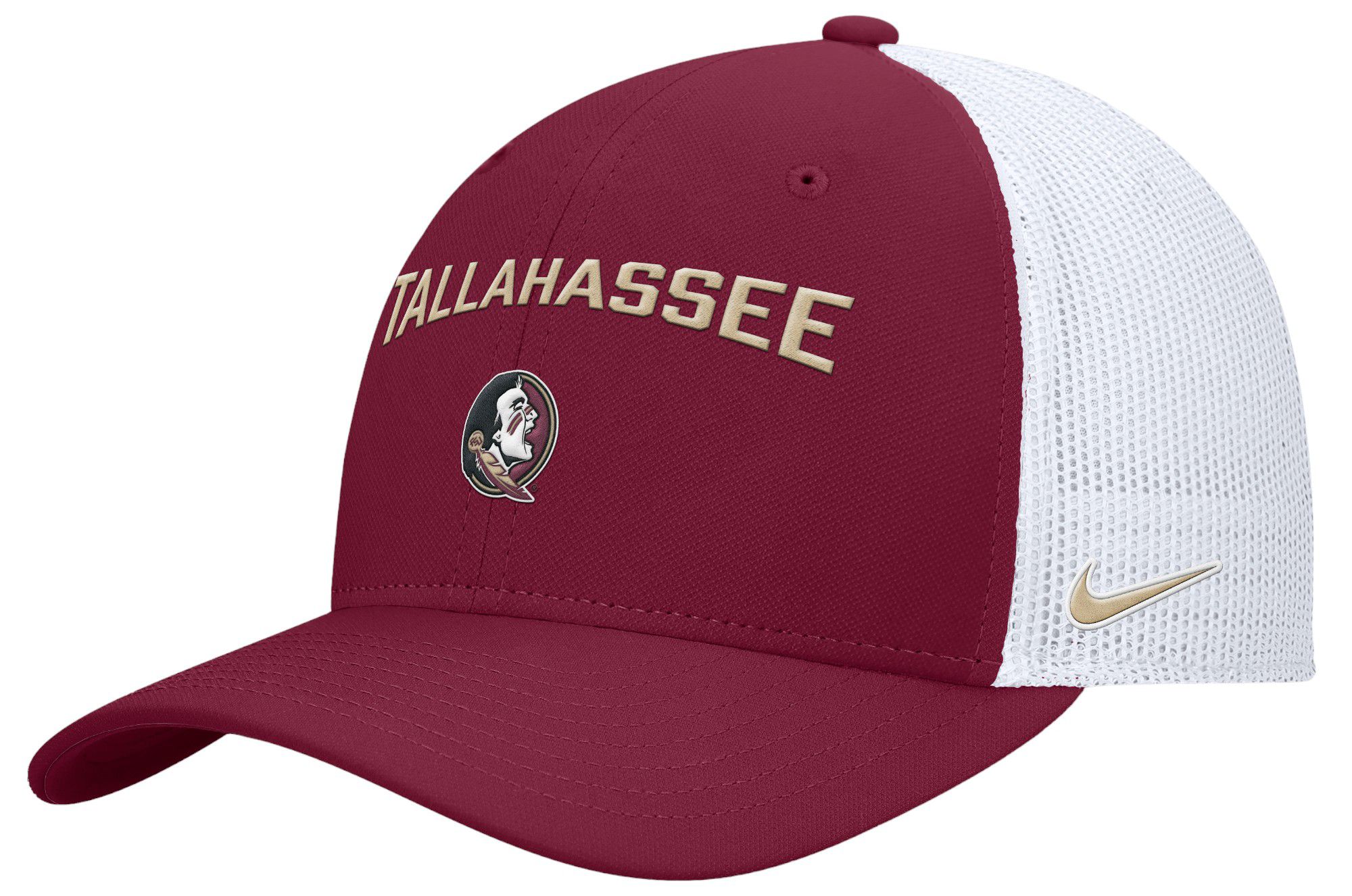 Nike Men's Florida State Seminoles Garnet Rise Adjustable Trucker Hat product image