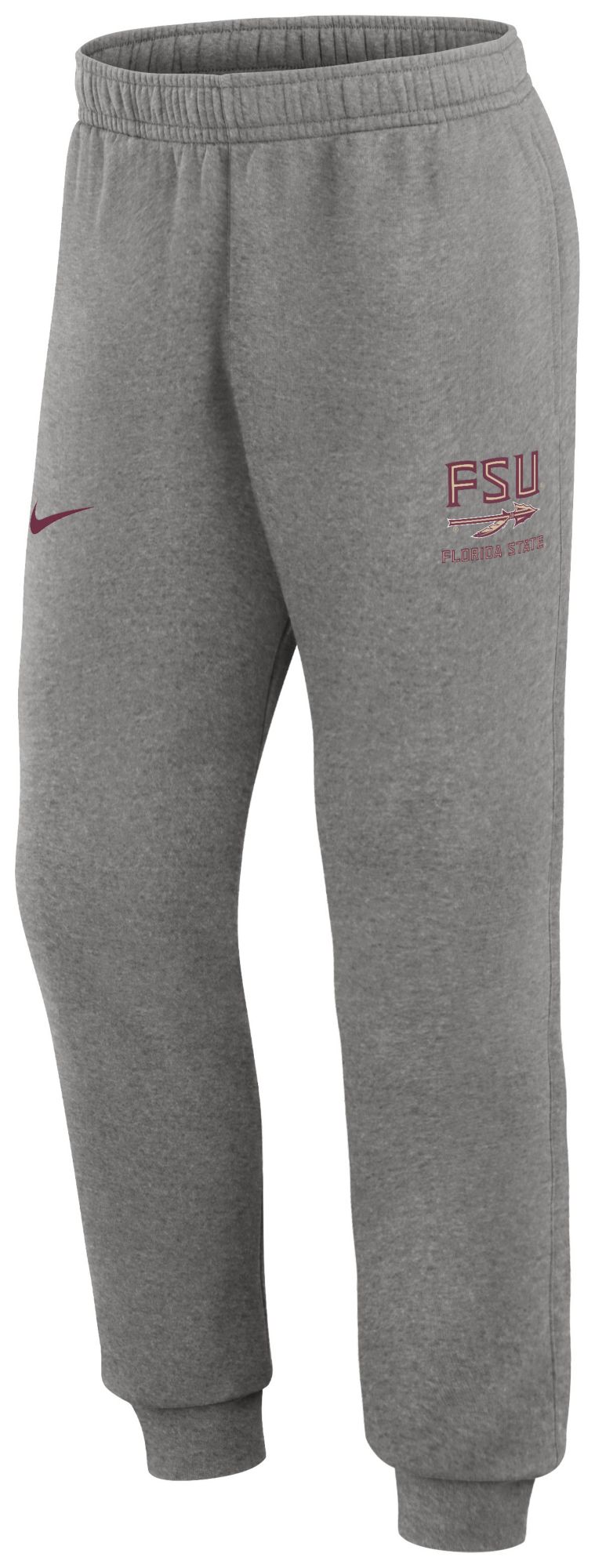 Nike Men's Florida State Seminoles Grey Heather Club Fleece Jogger product image
