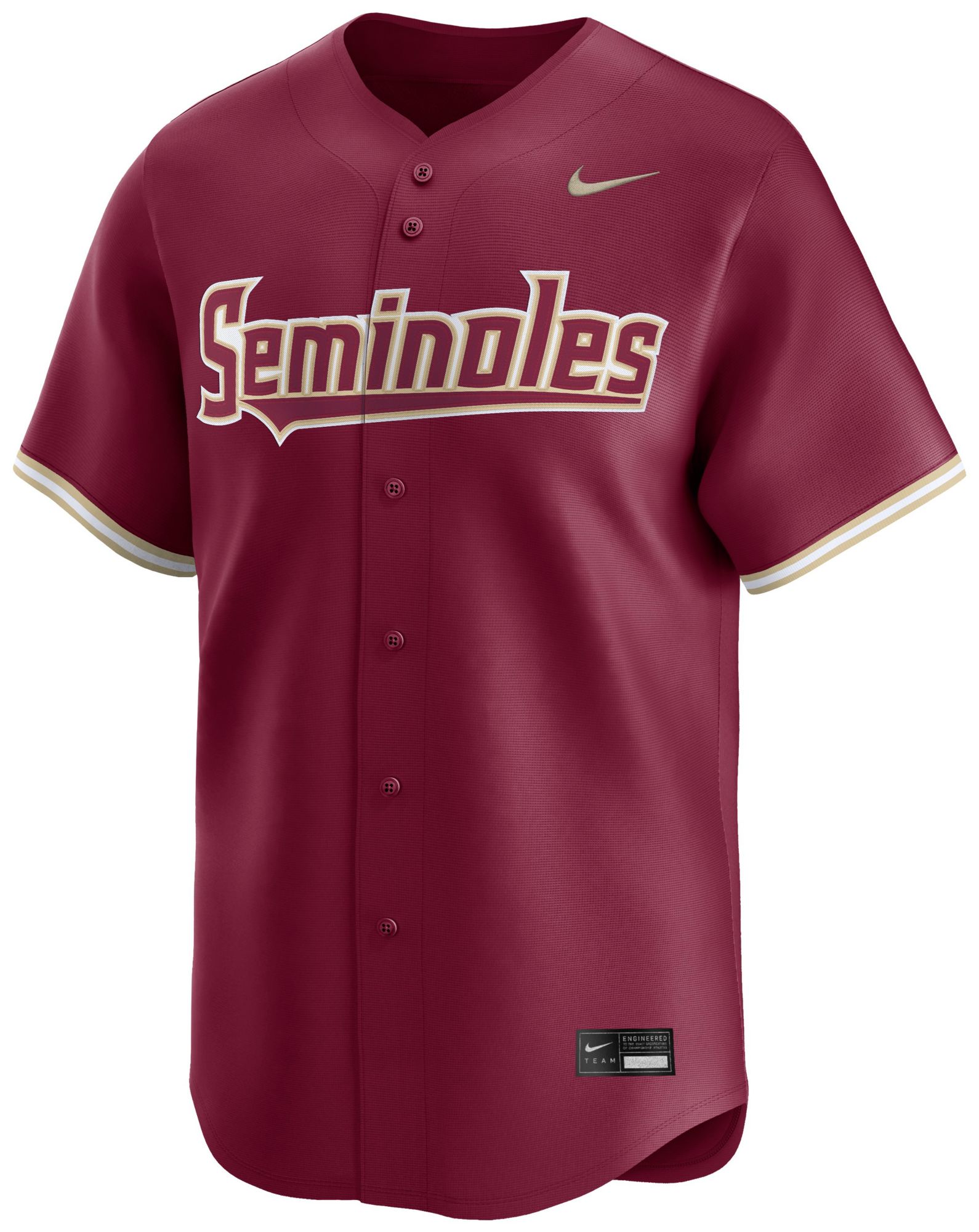 Nike Men's Florida State Seminoles Team Maroon Baseball Jersey product image