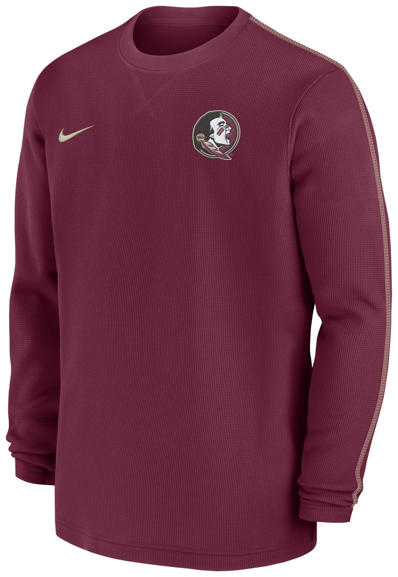 Nike Men's Florida State Seminoles Garnet UV Coach Long Sleeve T-Shirt product image