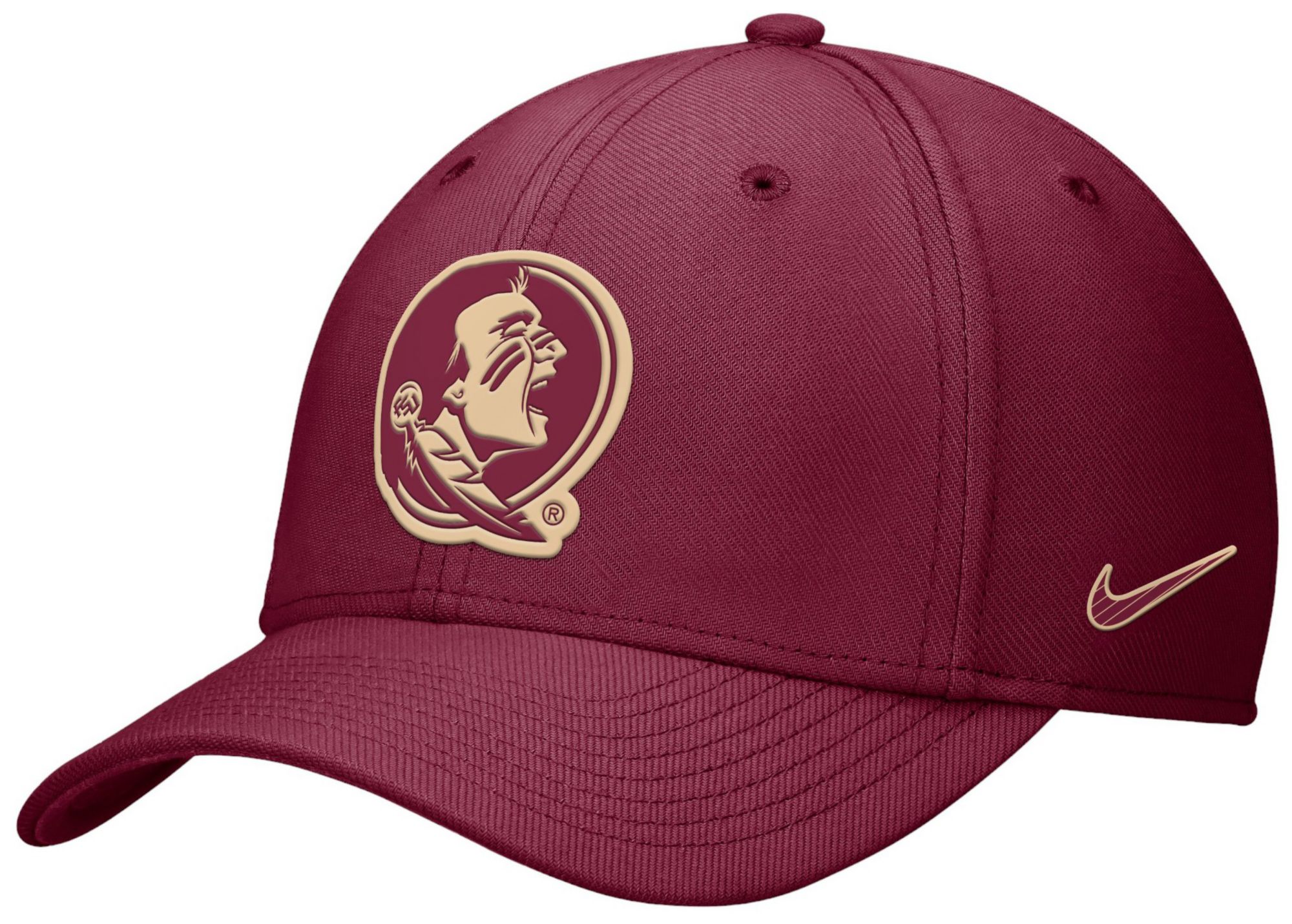 Nike Men's Florida State Seminoles Maroon Rise Swooshflex Hat product image