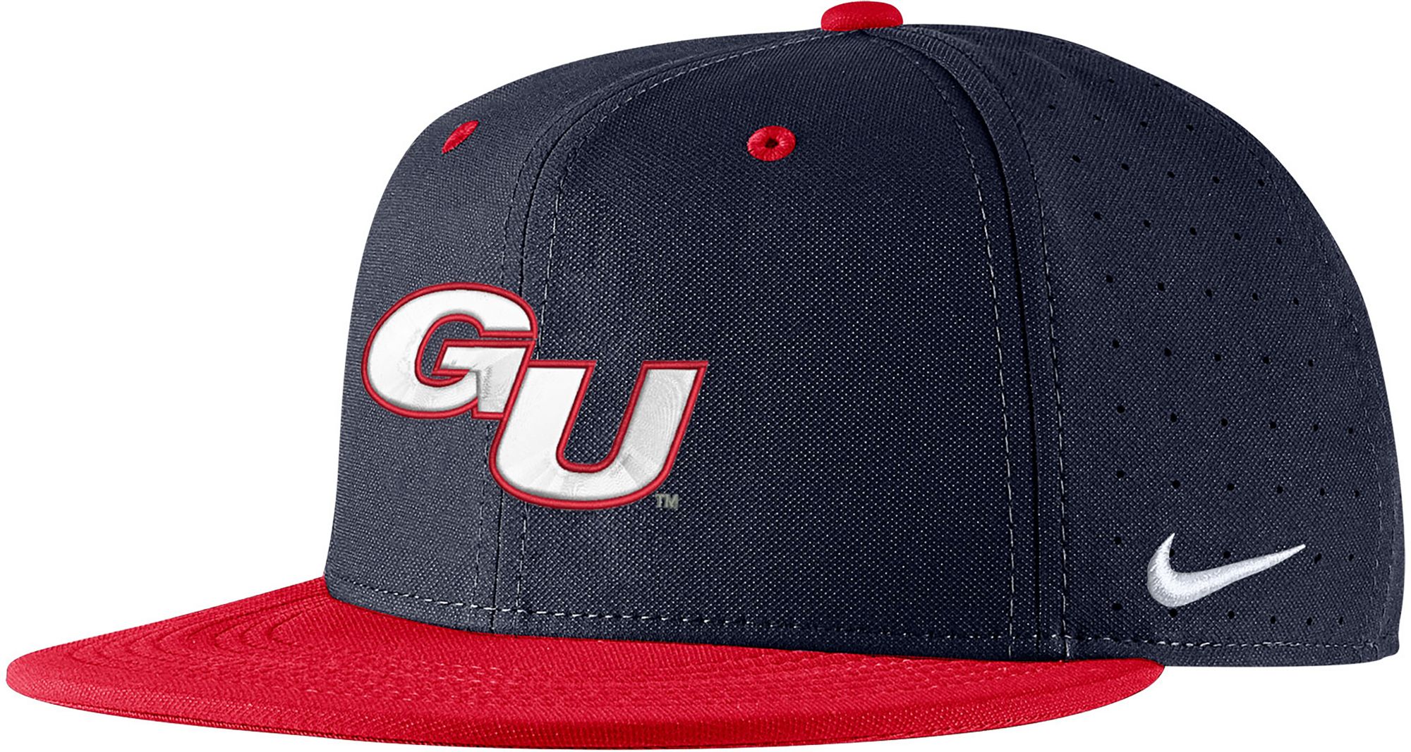 Nike Men's Gonzaga Bulldogs Blue Dri-FIT Aero True Baseball Fitted Hat product image