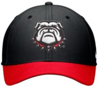 Nike Adult Georgia Bulldogs Black Swooshflex Hat