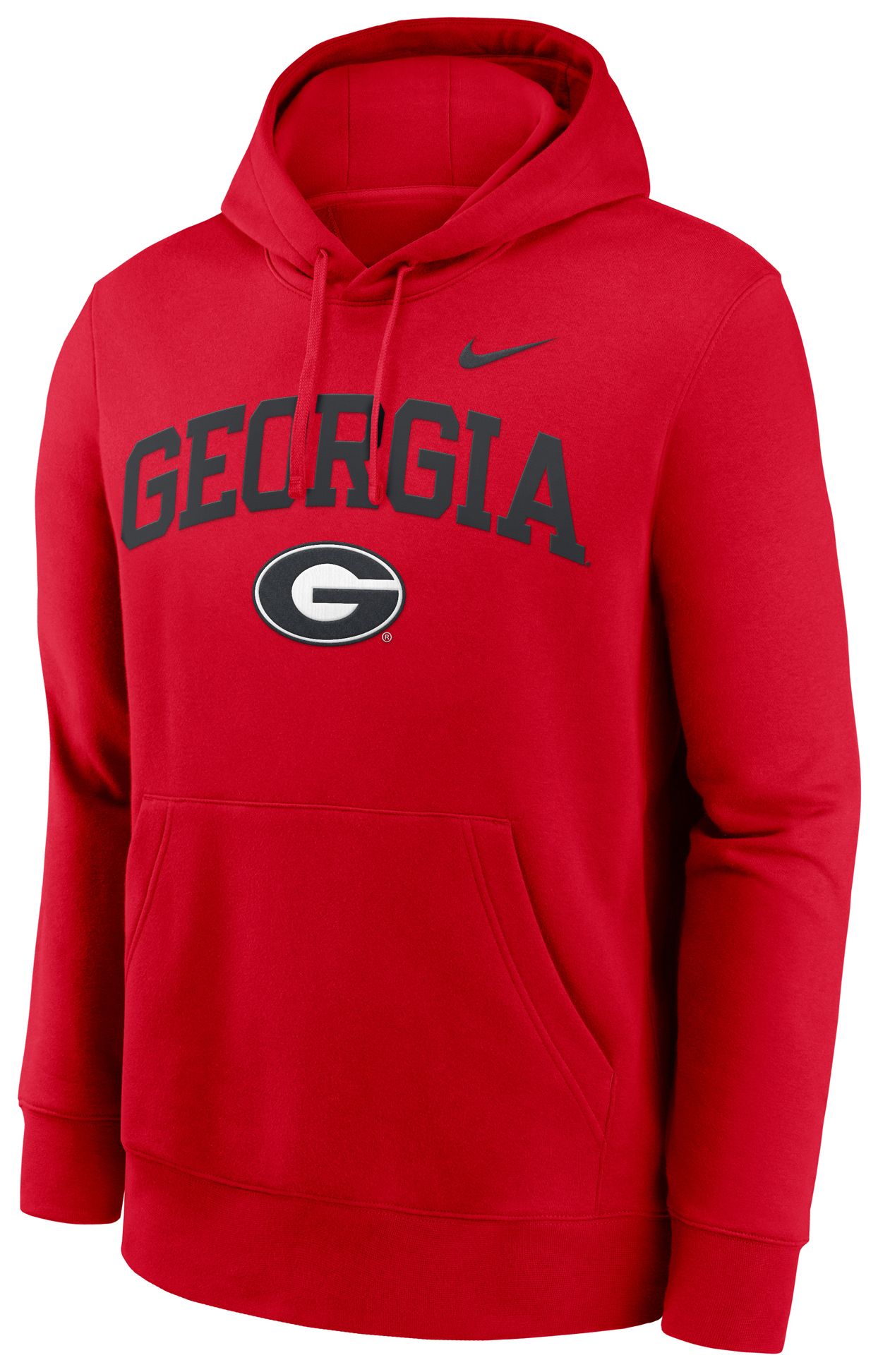 Nike Adult Georgia Bulldogs Club Fleece University Red Hoodie product image