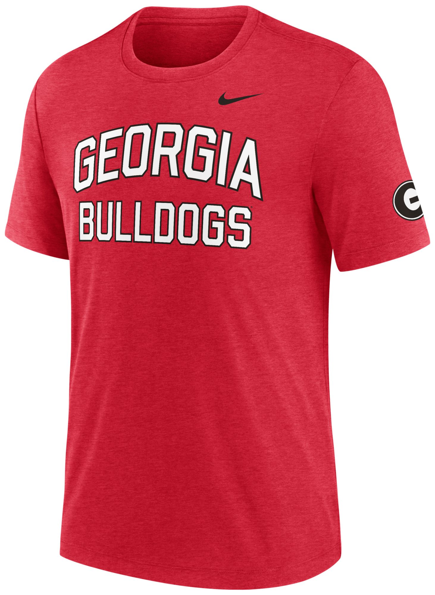 Nike Men's Georgia Bulldogs Red Authentic Tri-Blend T-Shirt product image