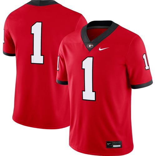 Nike Men's Georgia Bulldogs Nick Chubb #27 Red Dri-FIT Replica