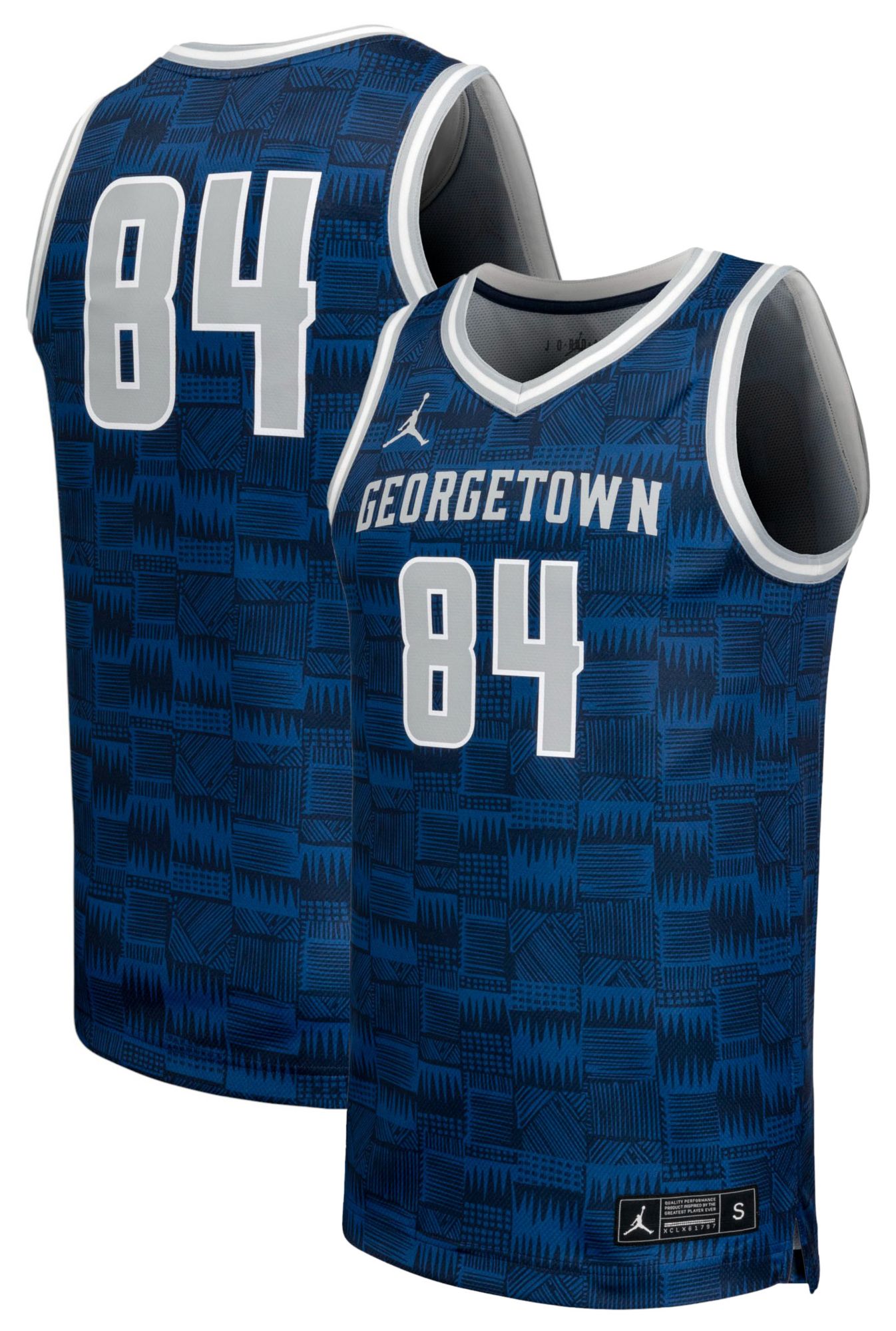 Jordan Men's Georgetown Hoyas Blue Replica Basketball Jersey product image