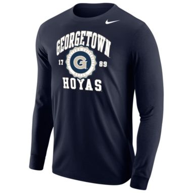 sorry, Nike Men's Georgetown Hoyas Blue Core Cotton School Seal Long Sleeve T-Shirt is currently out of stock