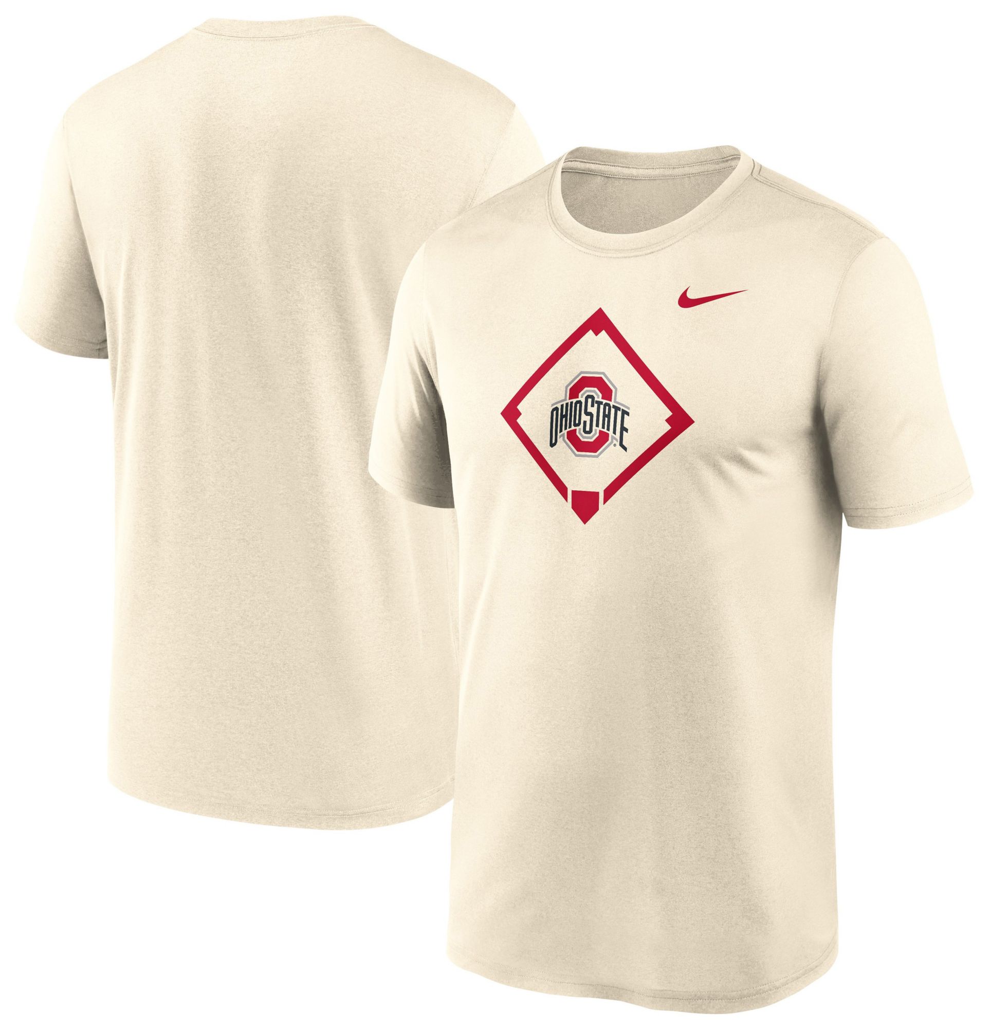 Nike Men's Ohio State Buckeyes Natural Baseball Legend T-Shirt product image