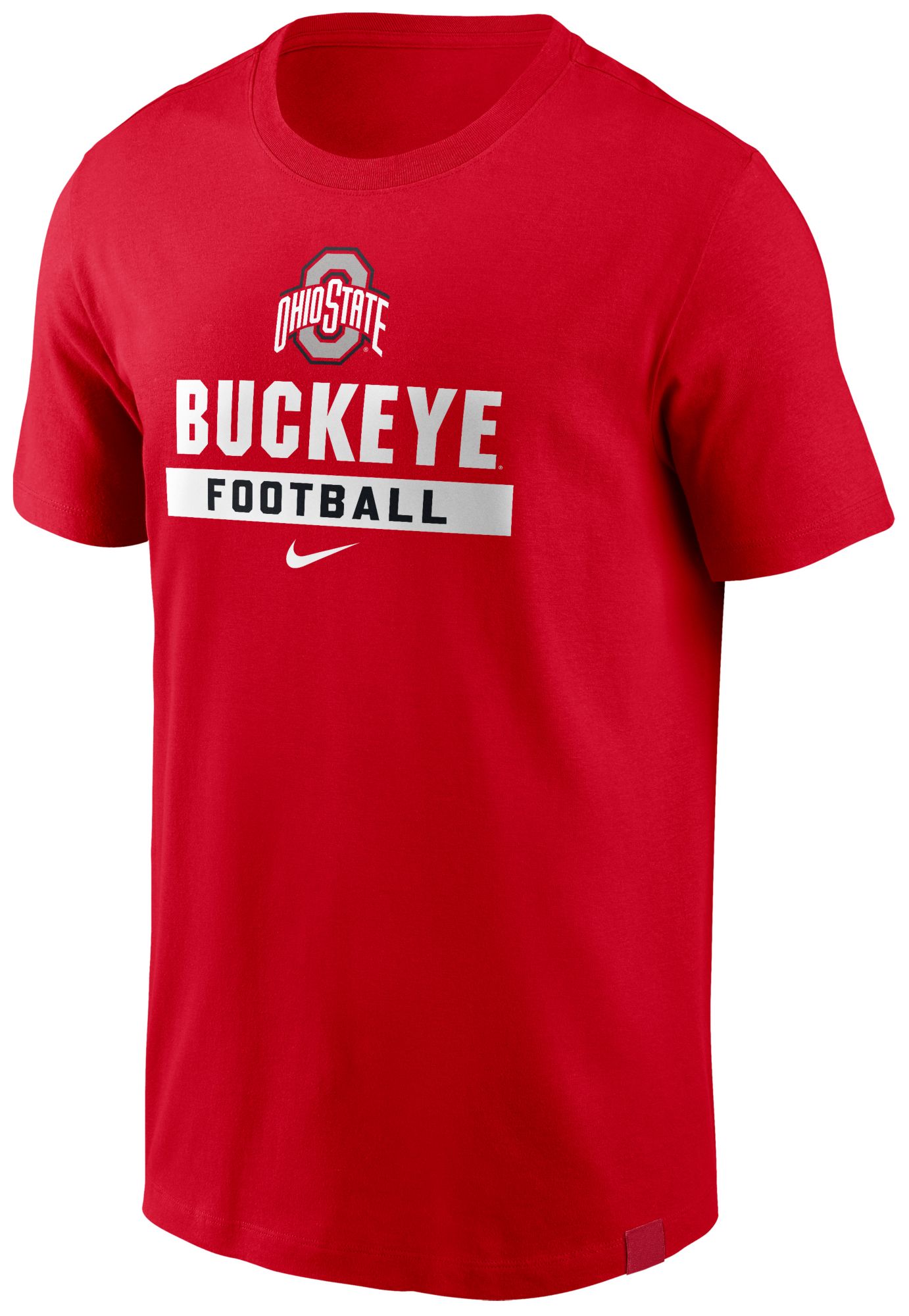 Nike Men's Ohio State Buckeyes Red Football T-Shirt product image