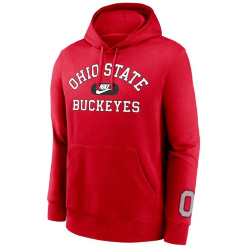 Champion Men's Ohio State Buckeyes Reverse Weave Yarn Dye Rib Crew