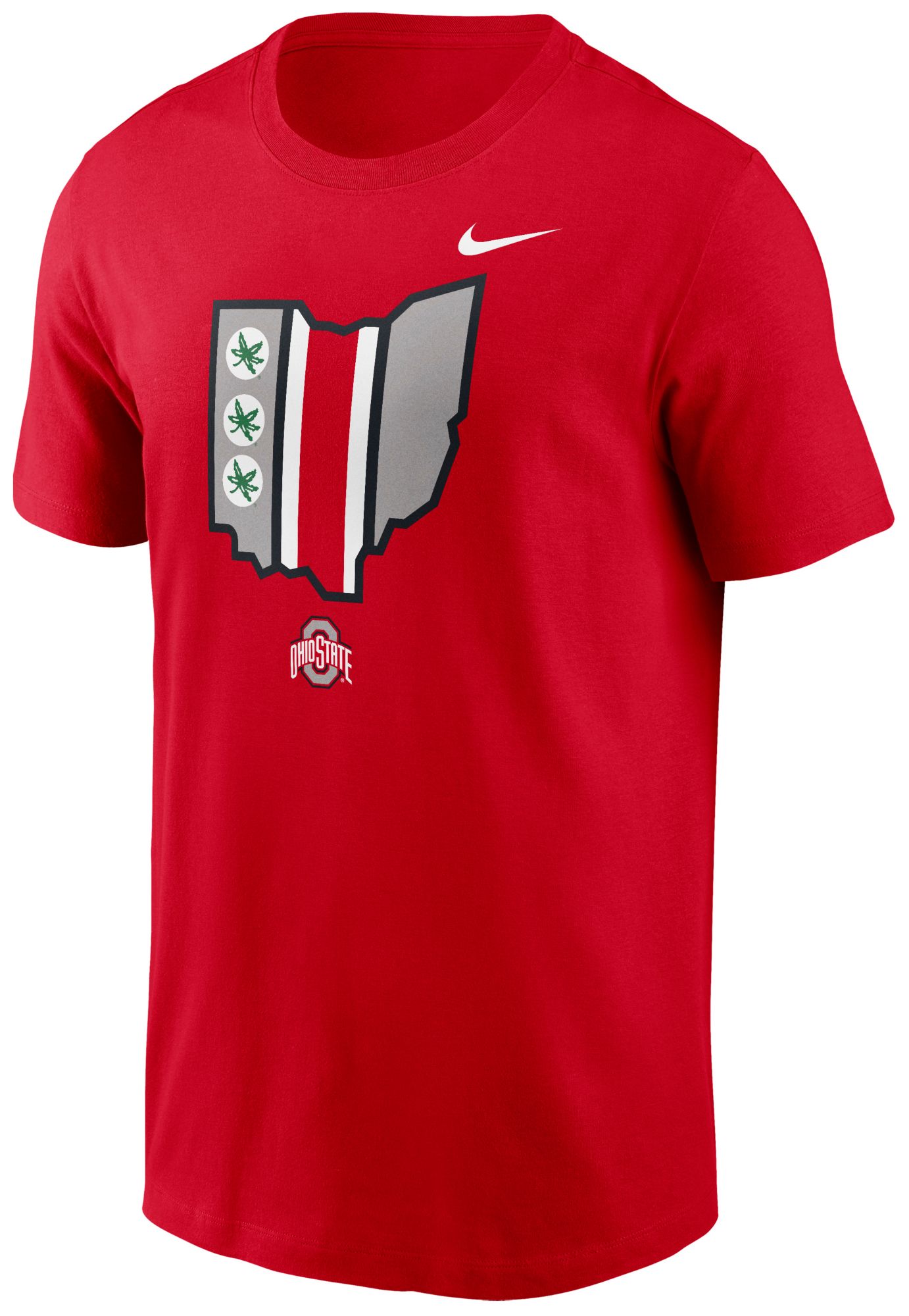 Nike Men's Ohio State Buckeyes Scarlet Core Cotton State T-Shirt product image