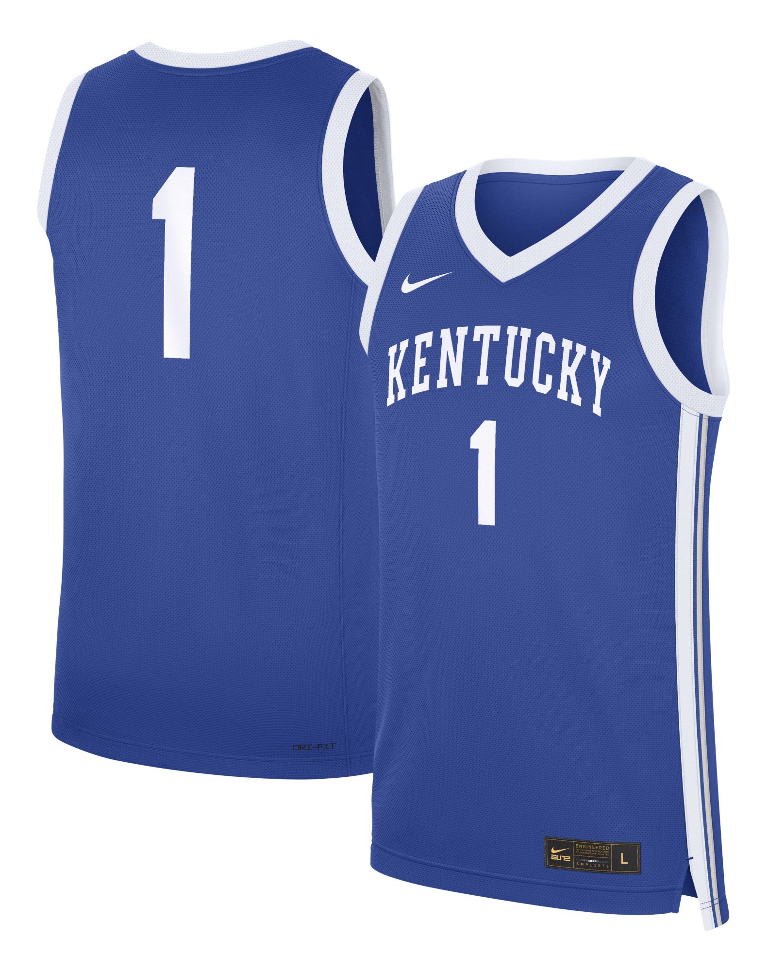 Nike Men's Kentucky Wildcats Blue Replica Basketball Jersey product image