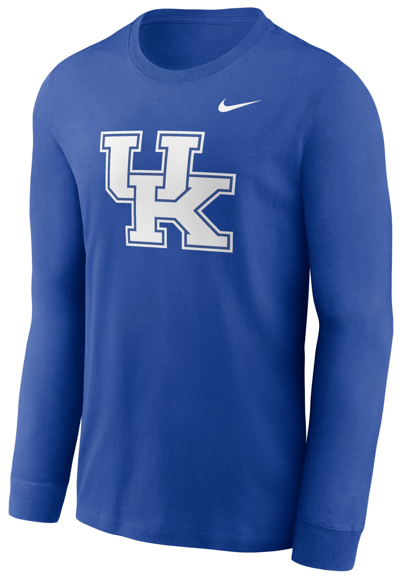 Nike Men's Kentucky Wildcats Blue Core Cotton Logo Long Sleeve T-Shirt product image