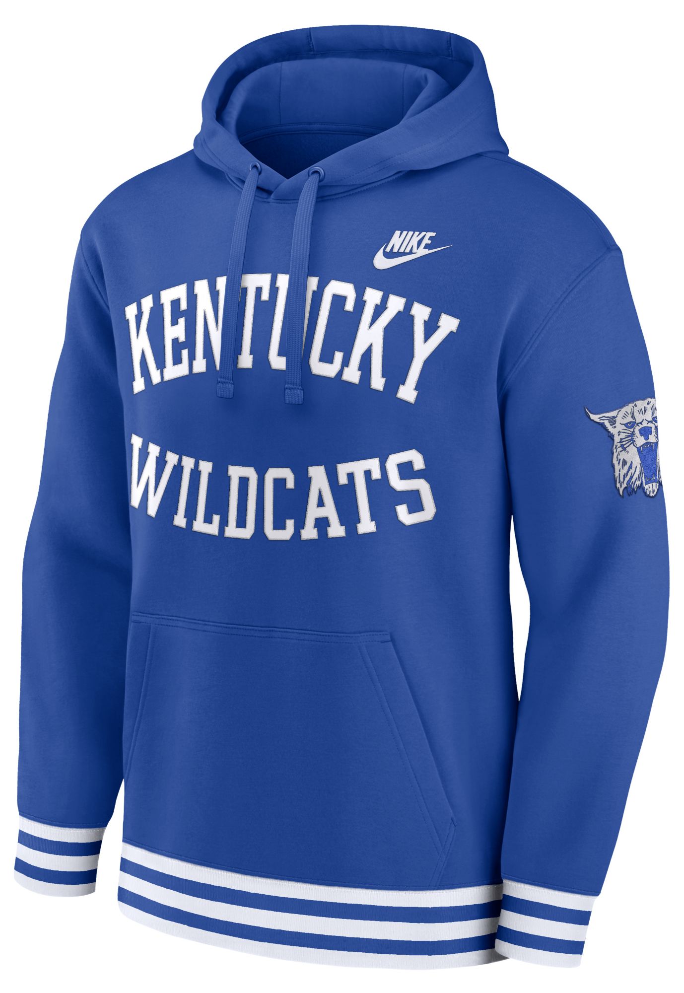 Nike Men's Kentucky Wildcats Blue Club Fleece Retro Pullover Hoodie product image