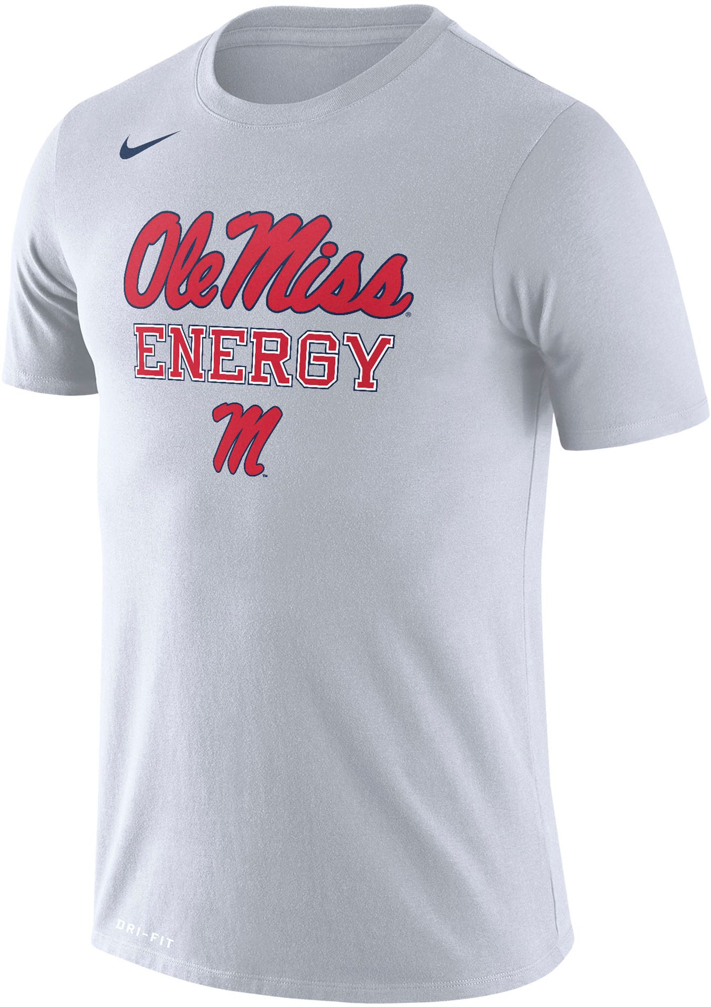 Nike Men's Ole Miss Rebels White Dri-FIT 'Energy' Bench T-Shirt