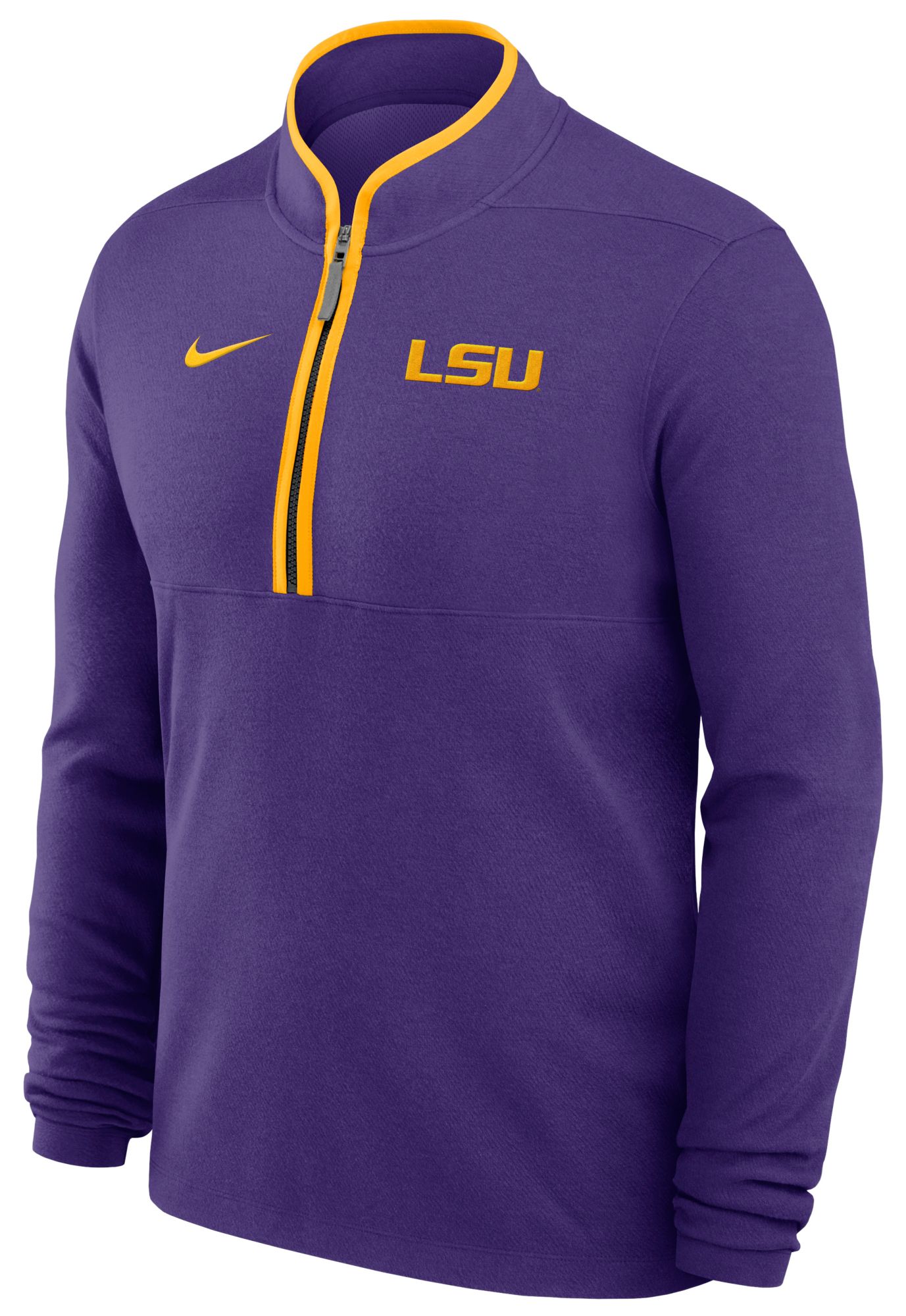 Nike Men's LSU Tigers Court Purple Basketball Victory Half-Zip Pullover product image