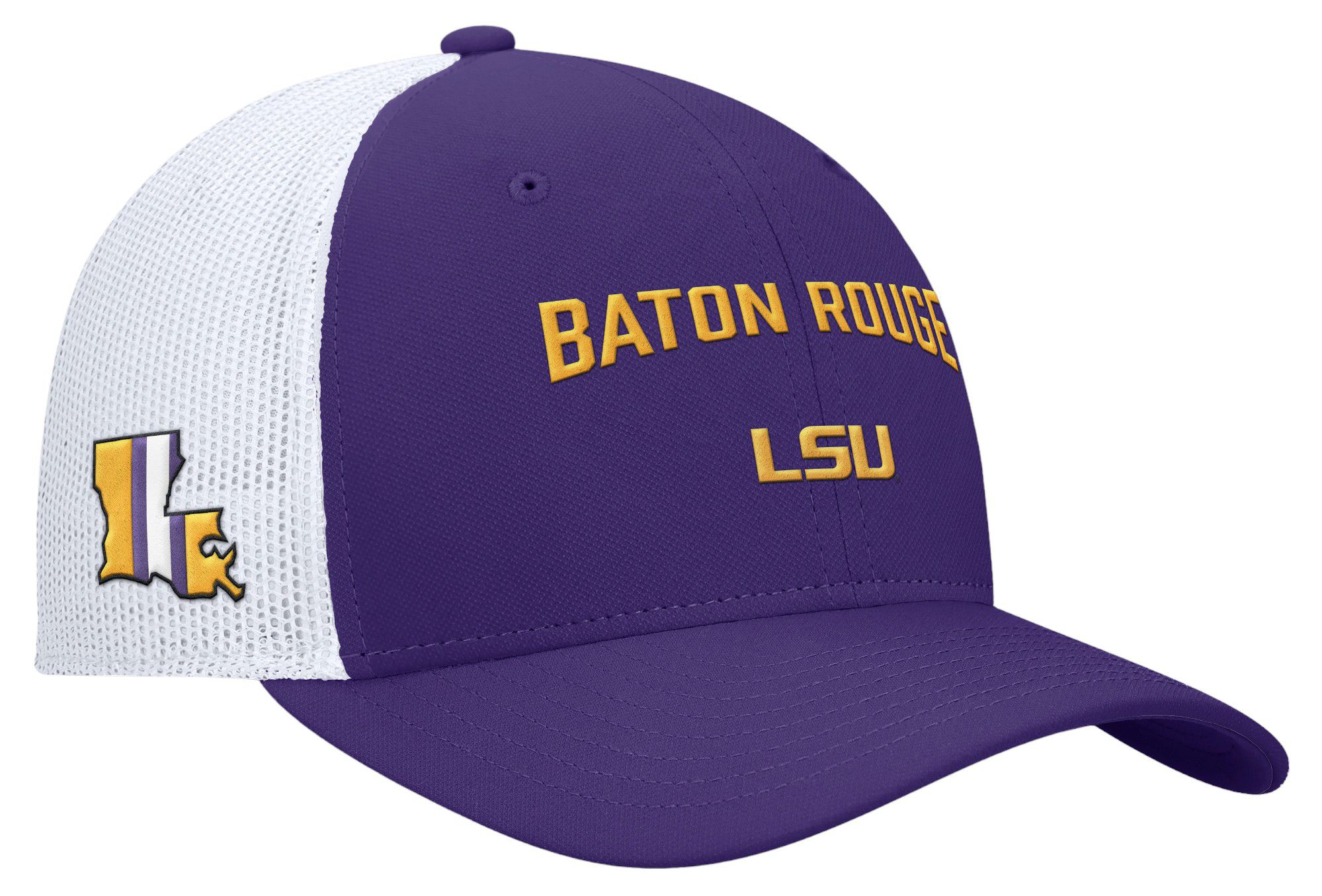 Nike Men's LSU Tigers Purple Rise Adjustable Trucker Hat product image