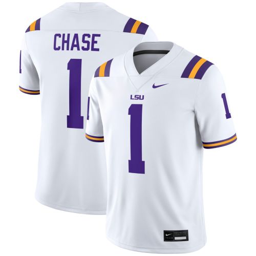 Nike Men's LSU Tigers Odell Beckham Jr. #3 White Dri-FIT Replica
