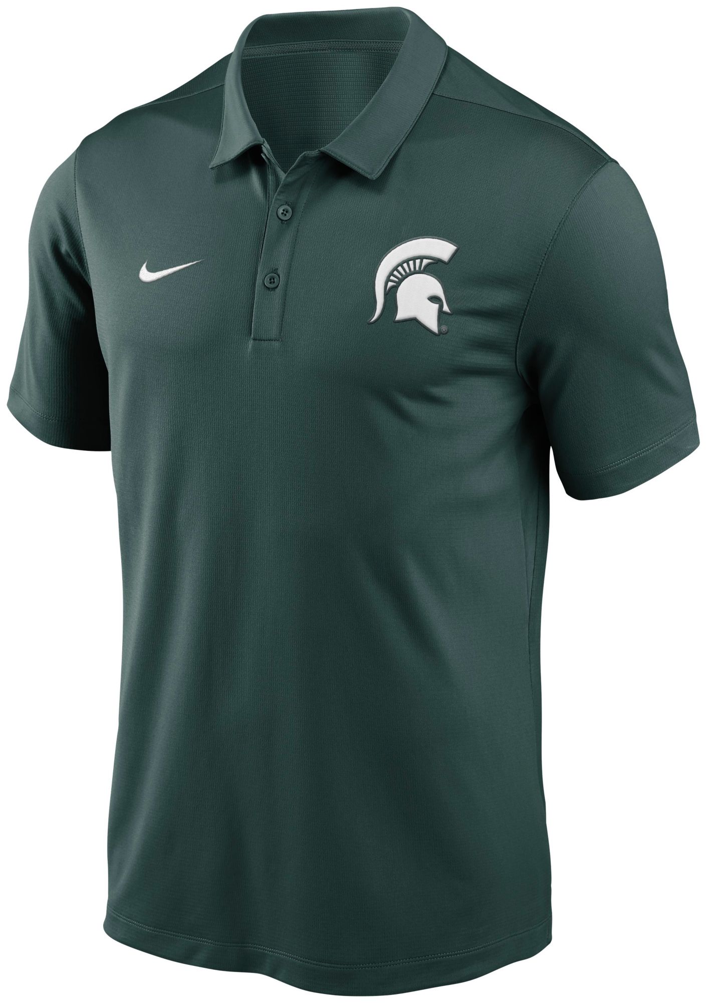 Nike Men's Michigan State Spartans Green Dri-FIT Franchise Polo product image
