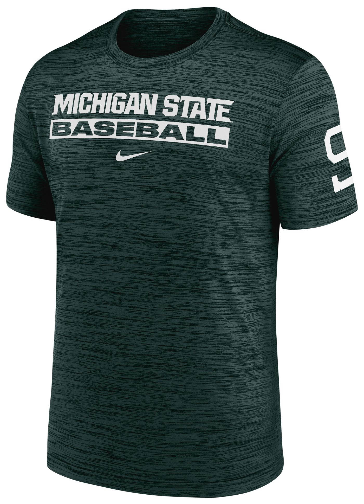 Nike Adult Michigan State Spartans Baseball Pro Green T-Shirt product image