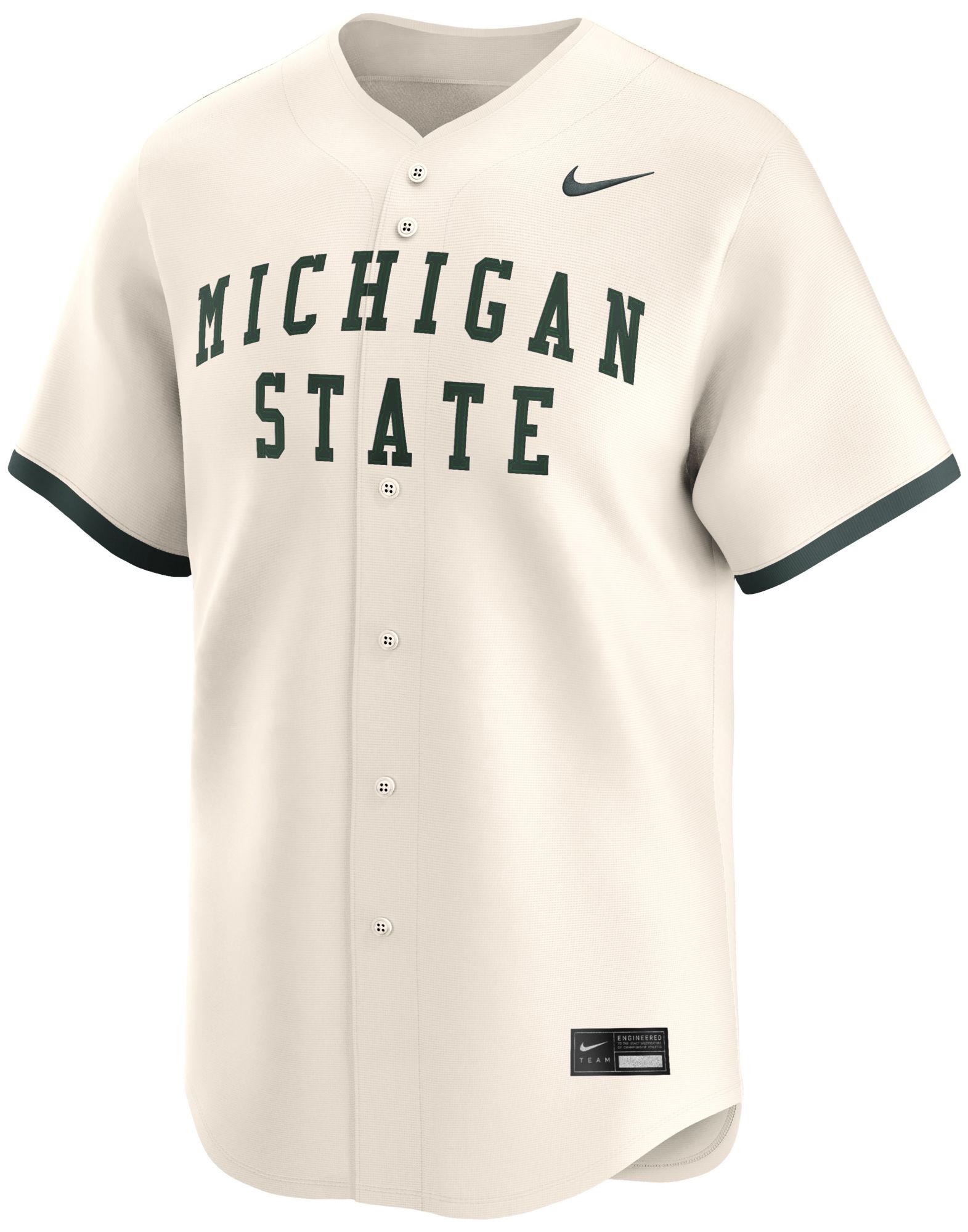 Nike Men's Michigan State Spartans Natural Baseball Jersey product image
