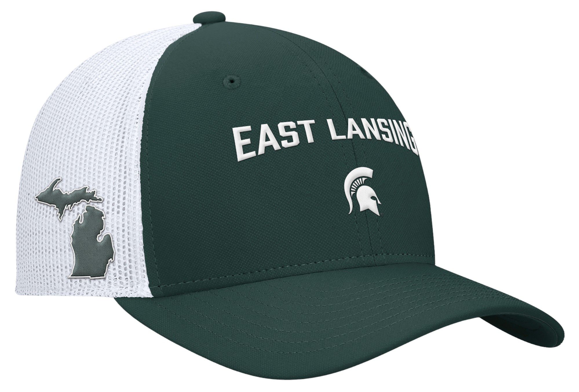 Nike Men's Michigan State Spartans Green Rise Adjustable Trucker Hat product image