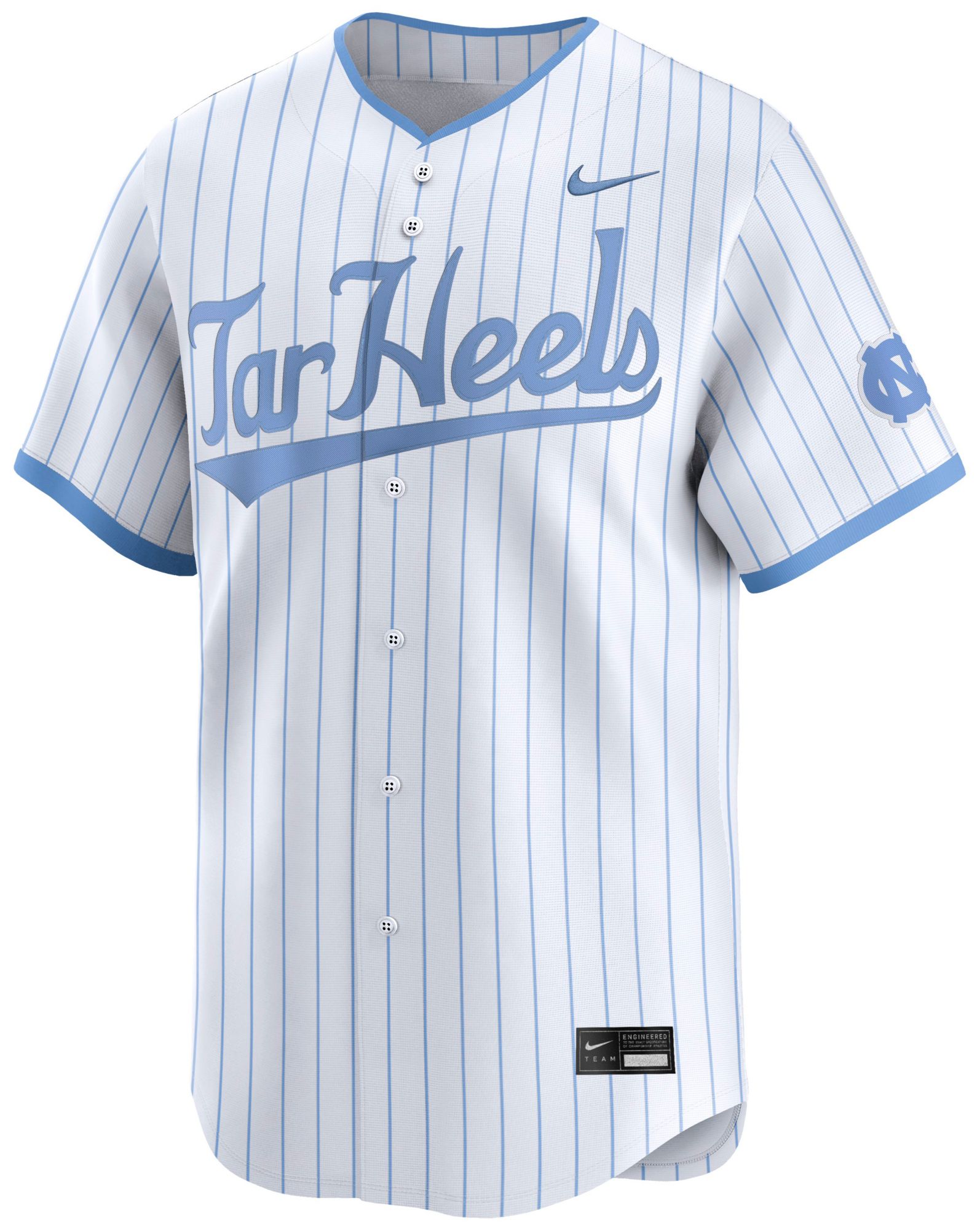 Nike Men's North Carolina Tar Heels White Baseball Jersey product image