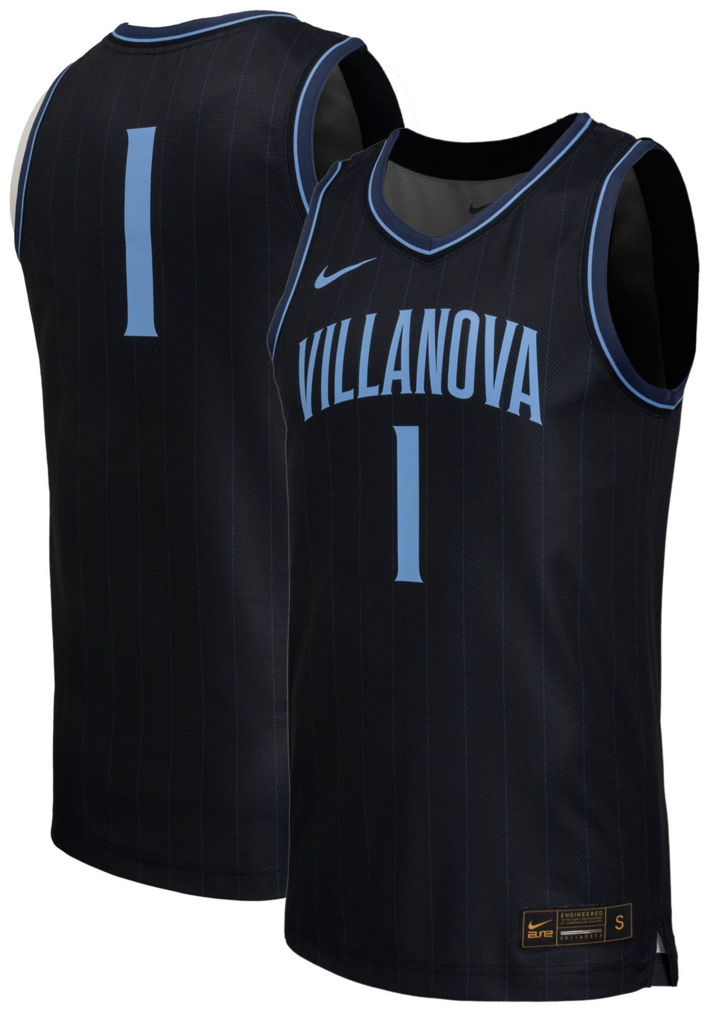 Nike Men's Villanova Wildcats Navy Replica Basketball Jersey product image