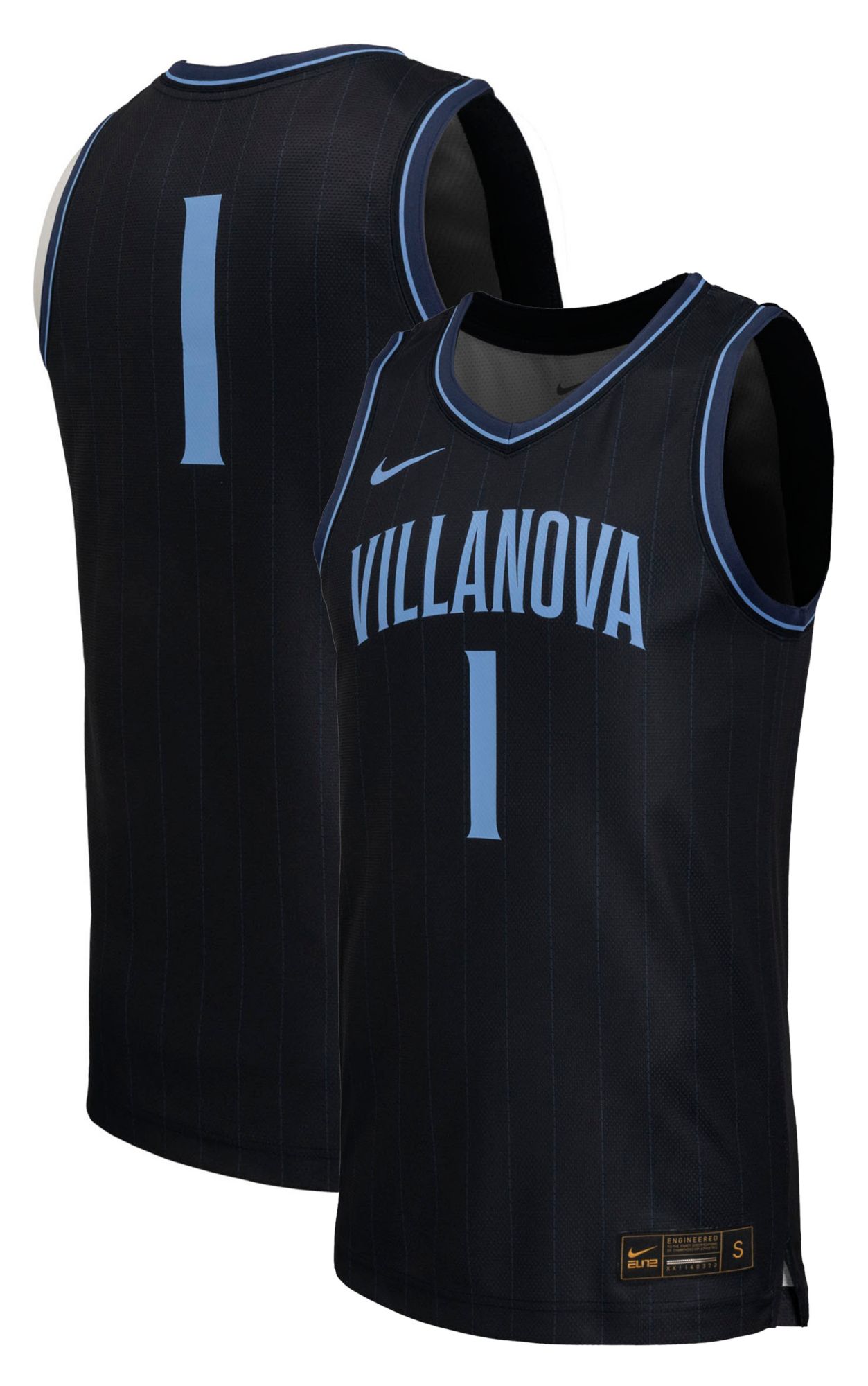 Nike Men's Villanova Wildcats Navy Replica Basketball Jersey product image
