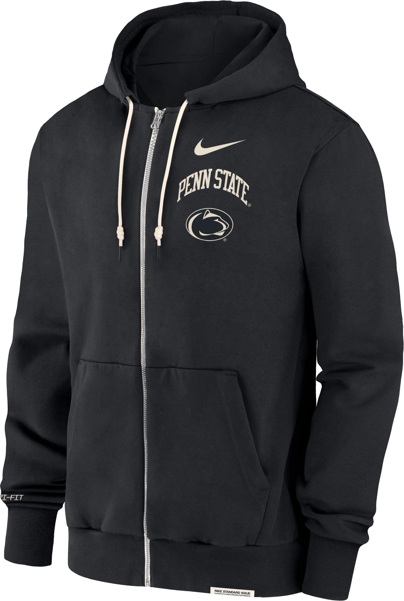 Nike Men's Penn State Nittany Lions Black Travel Full-Zip Hoodie product image