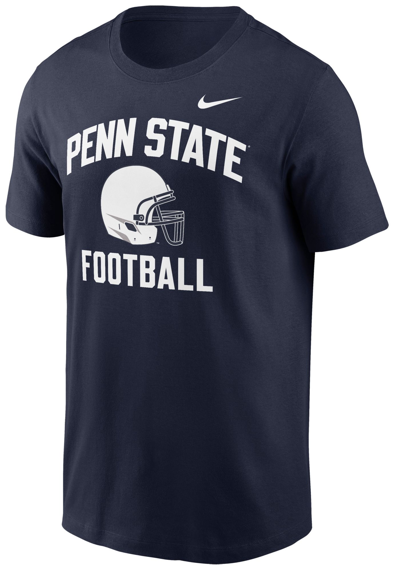 Nike Men's Penn State Nittany Lions Navy Football Helmet T-Shirt product image