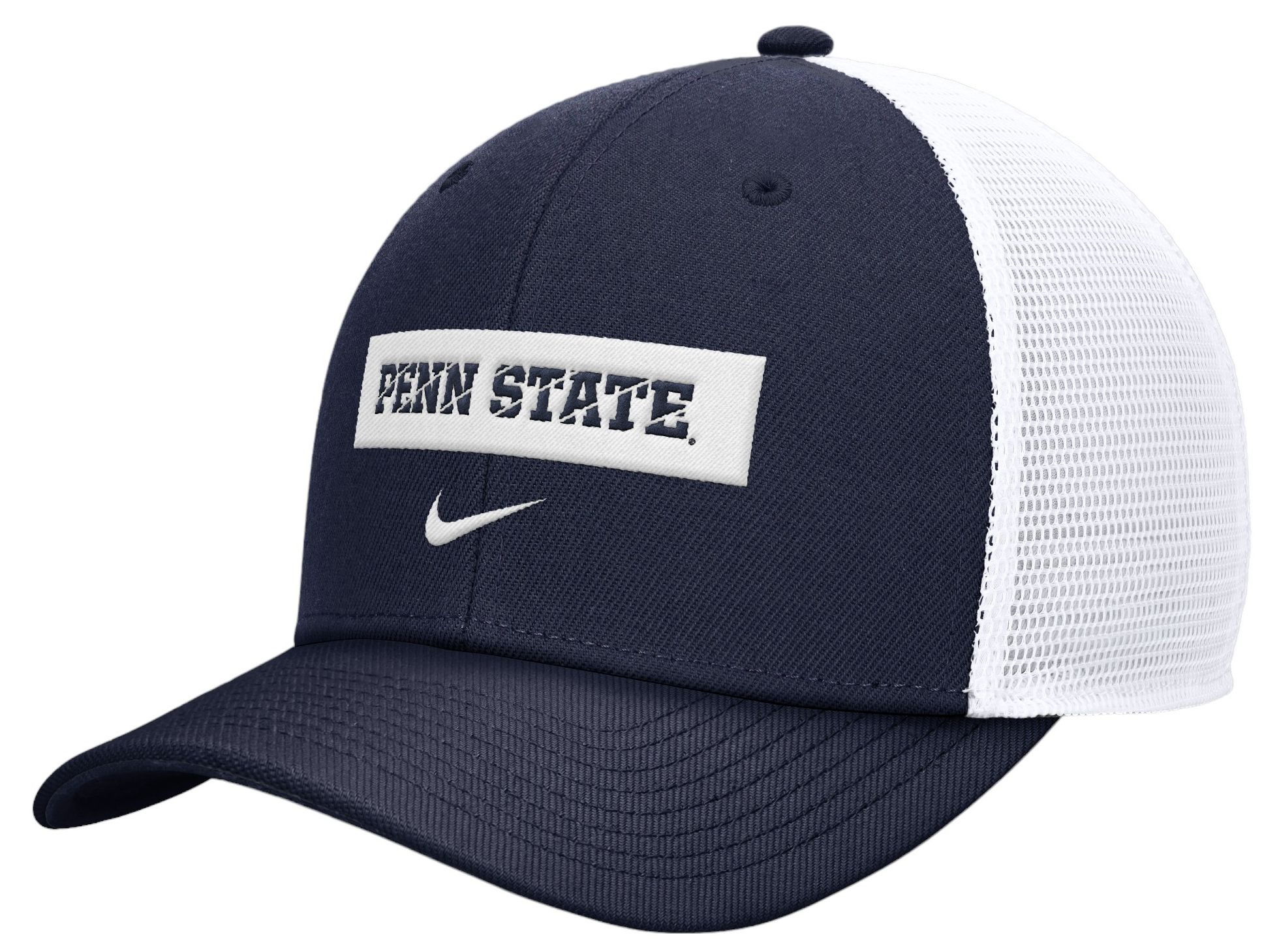 Nike Men's Penn State Nittany Lions Blue Wordmark Trucker Adjustable Hat product image