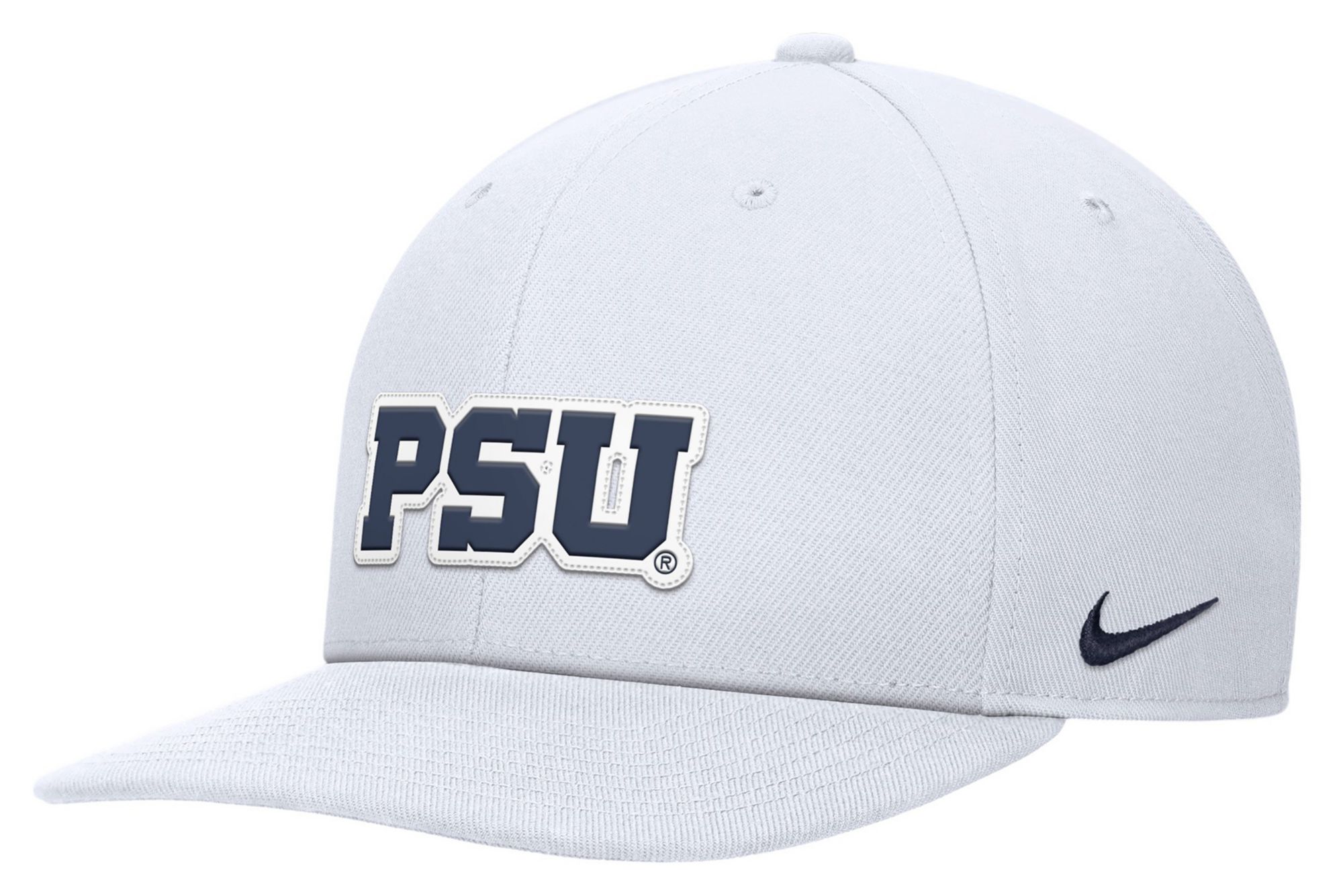 Nike Men's Penn State Nittany Lions White Pro Flat Brim Snapback Adjustable Hat product image