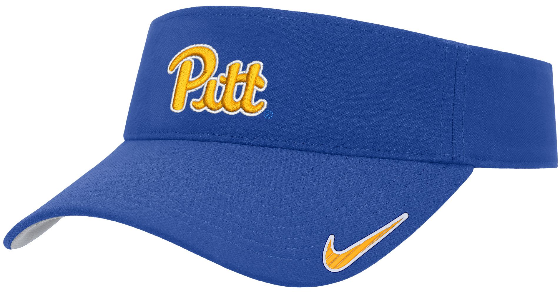 Nike Men's Pitt Panthers Blue Dri-FIT Ace Flex Adjustable Visor product image