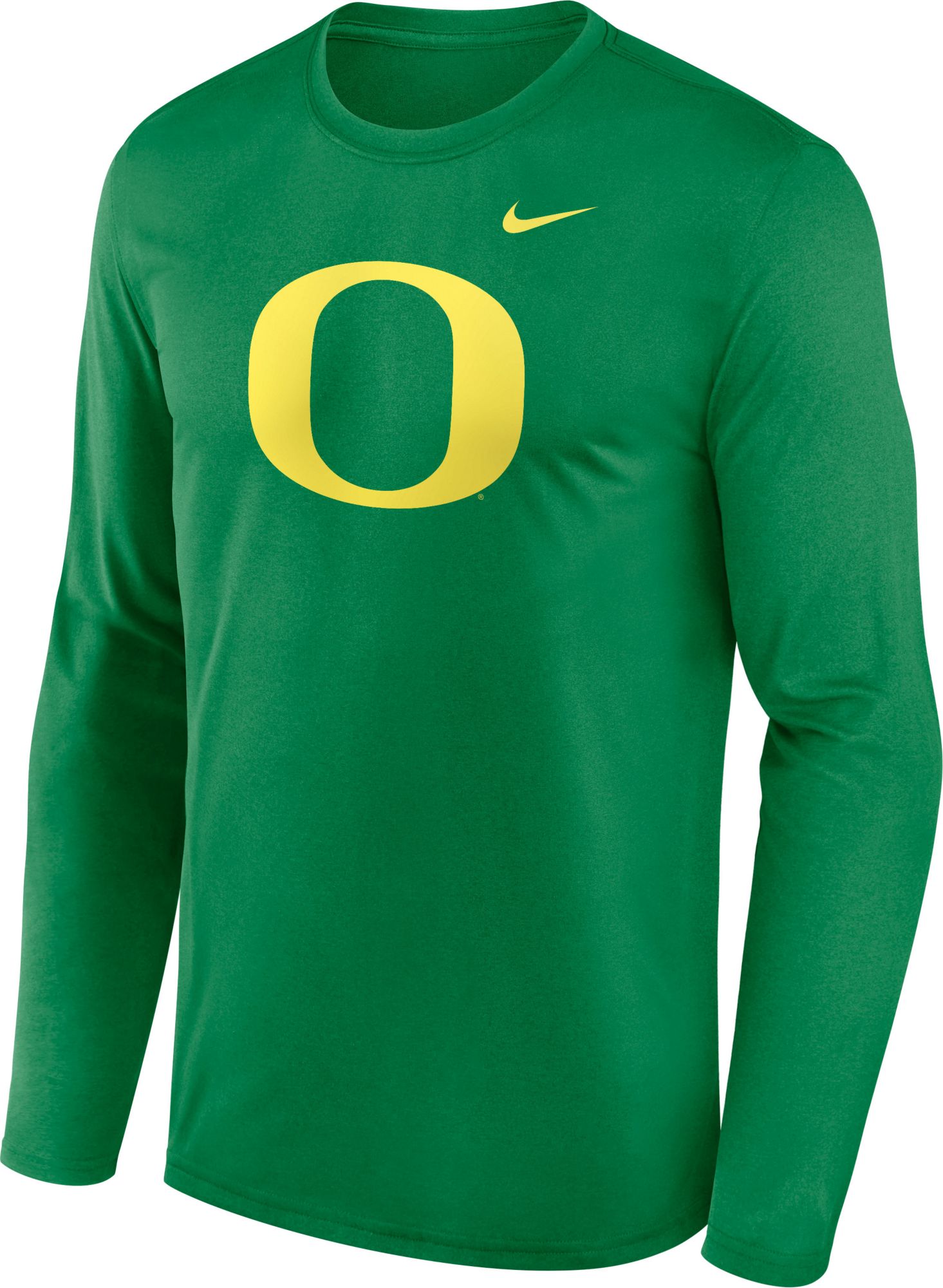 Nike Men's Oregon Ducks Green Legend Logo Long Sleeve T-Shirt product image