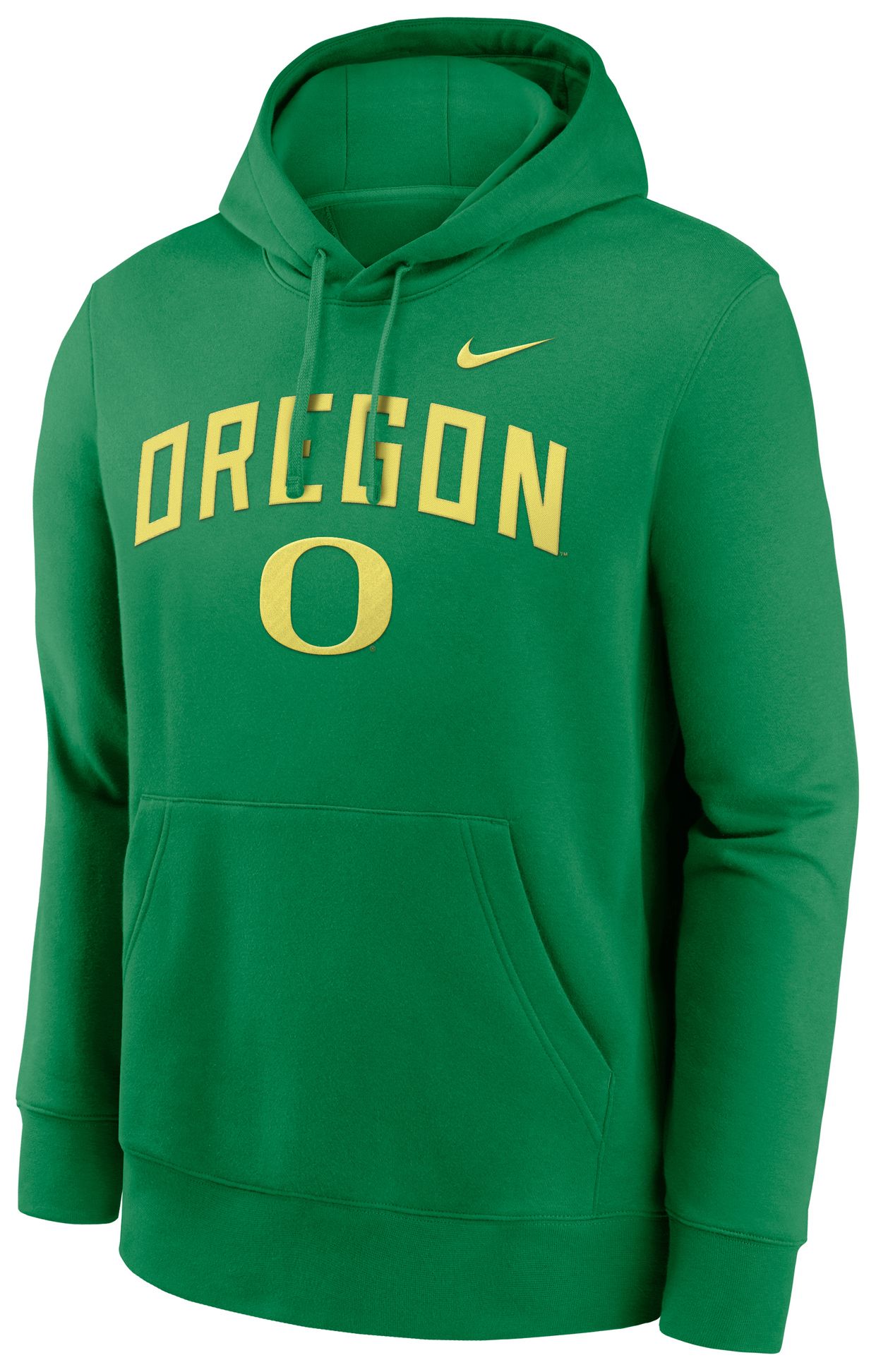Nike Adult Oregon Ducks Club Fleece Apple Green Hoodie product image