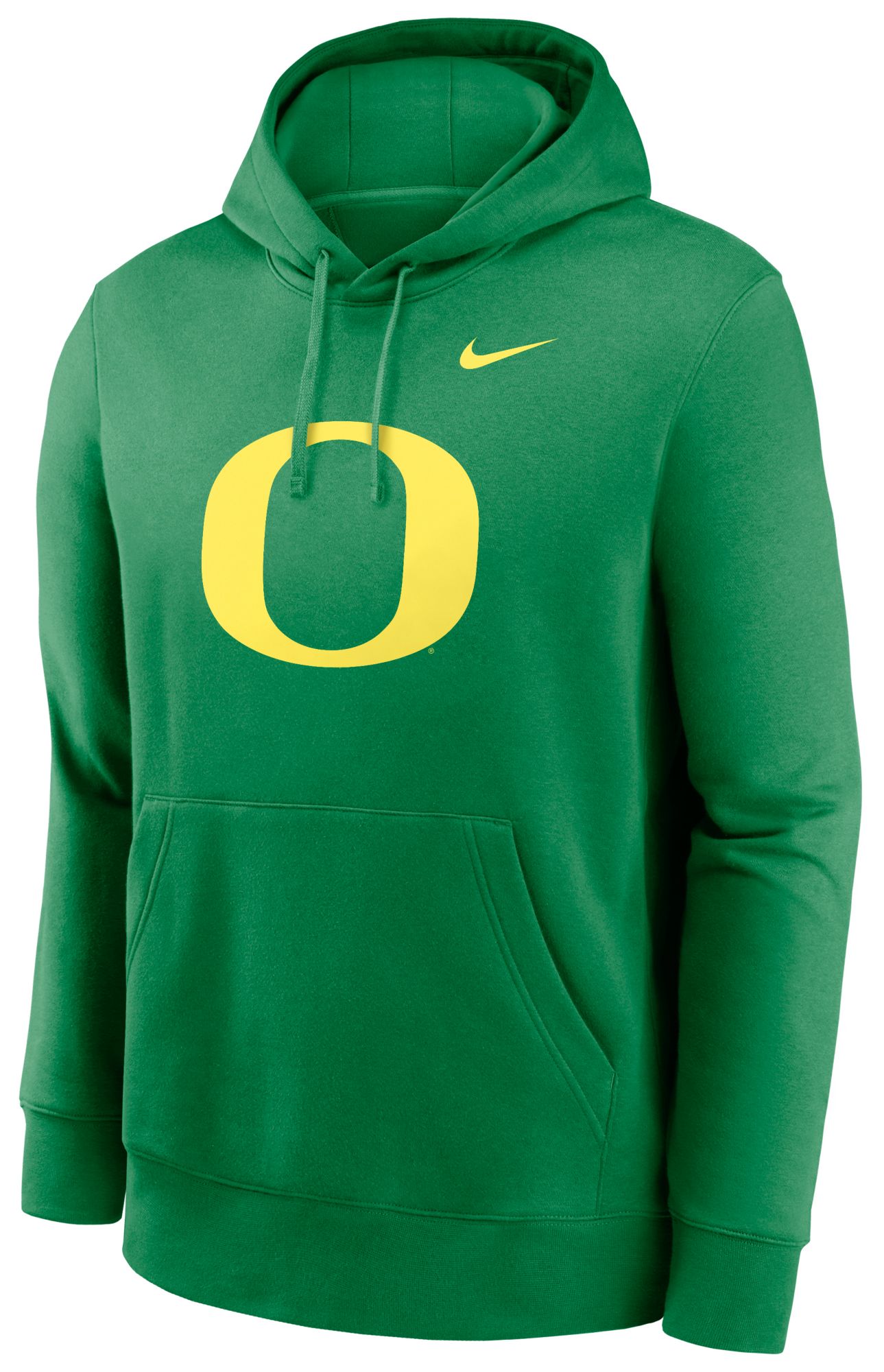 Nike Men's Oregon Ducks Green Club Fleece Primary Logo Pullover Hoodie product image