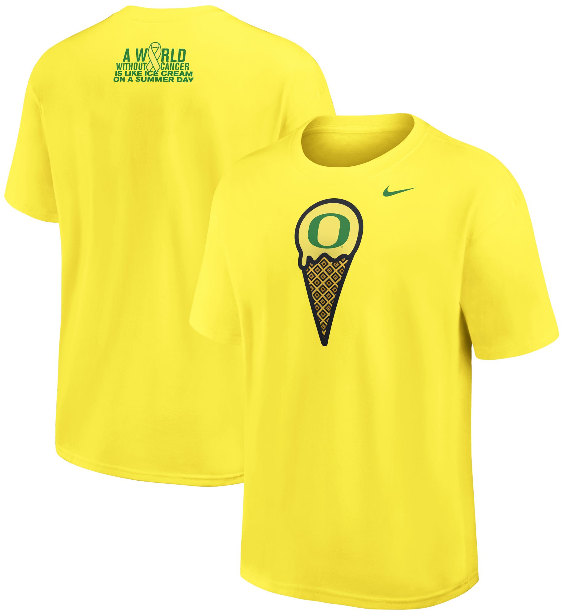Nike Men's Oregon Ducks Yellow Strike Max90 T-Shirt product image
