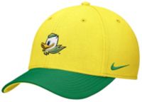 Nike Adult Oregon Ducks Yellow Two Tone Swooshflex Hat