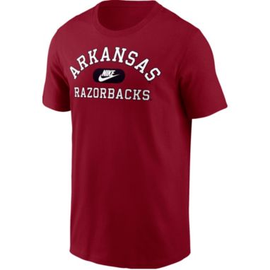 sorry, Nike Men's Arkansas Razorbacks Cardinal Core Cotton Logo T-Shirt is currently out of stock