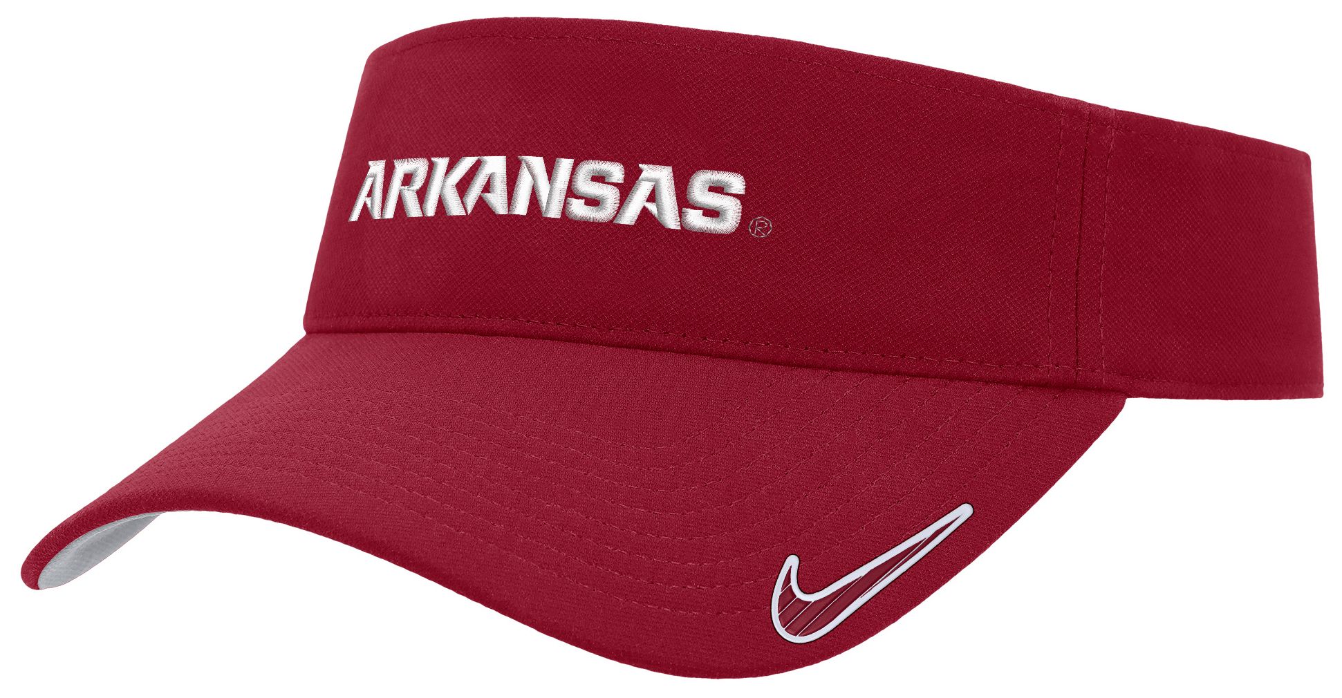 Nike Men's Arkansas Razorbacks Cardinal Dri-FIT Ace Flex Adjustable Visor product image
