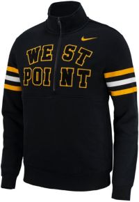 Nike Men's Army West Point Black Knights Army Black Club Fleece Half ...