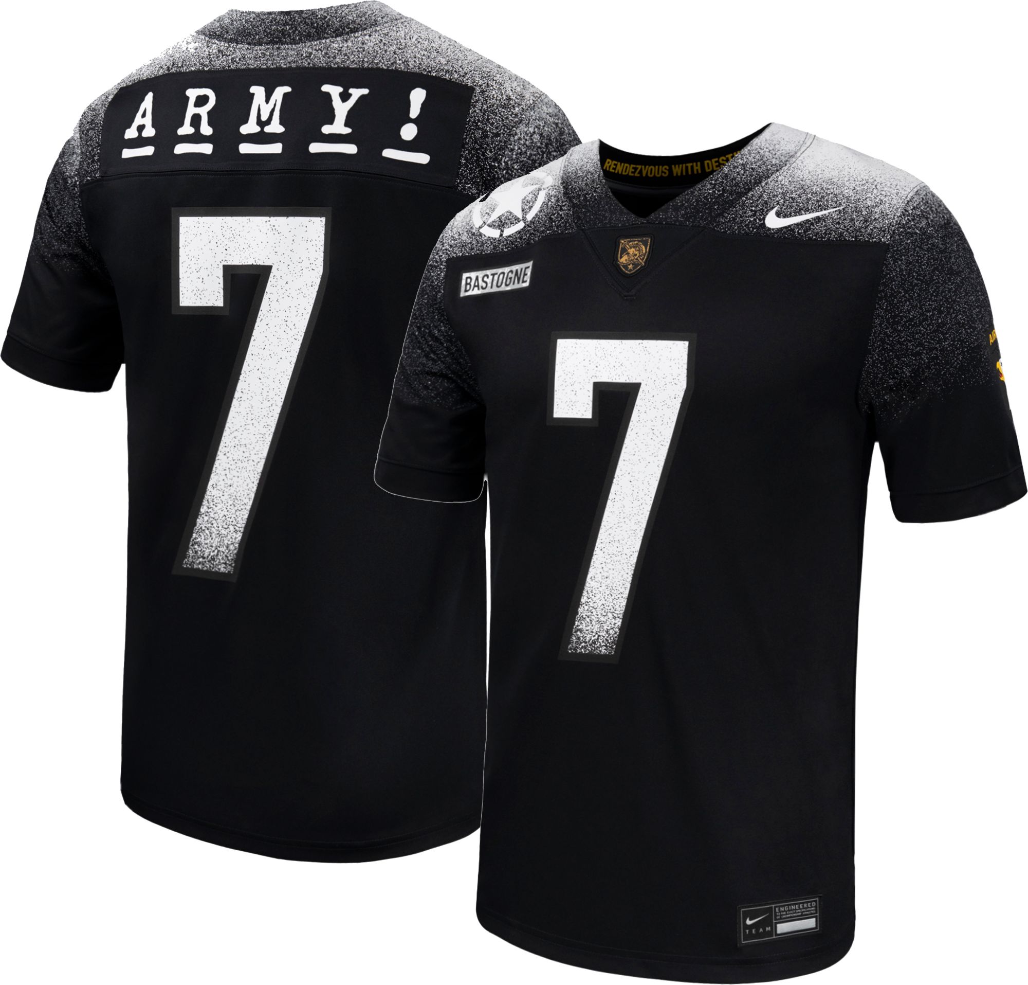 Nike Men's Army West Point Black Knights #7 Army Black Replica Alternate Football Jersey product image