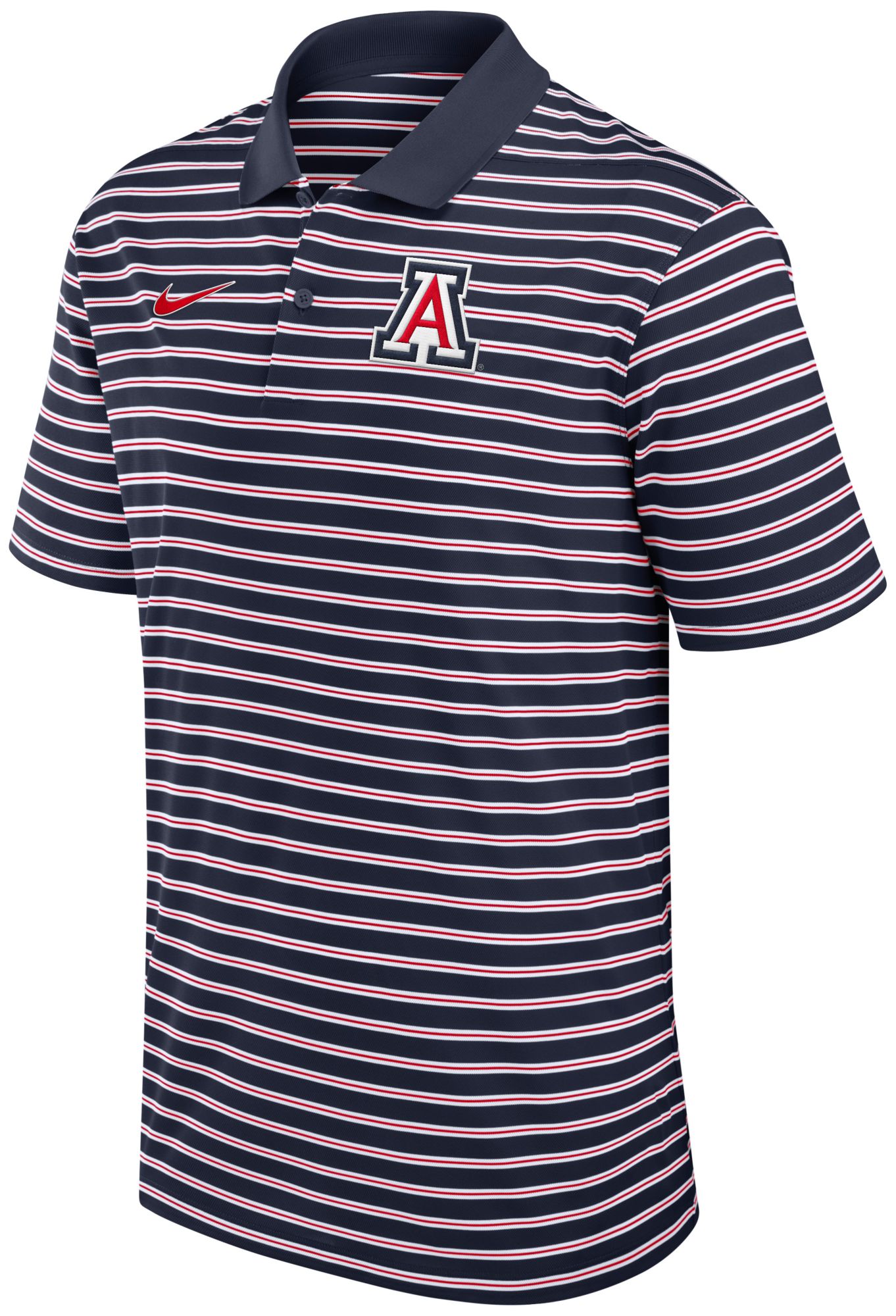 Nike Men's Arizona Wildcats Navy Dri-FIT Victory Striped Polo product image
